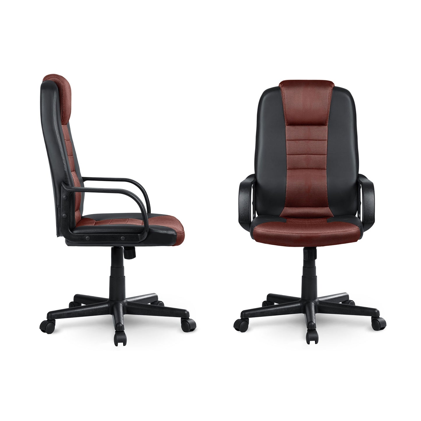 Ergonomic Office Chair, Black-Brown, Adjustable Height