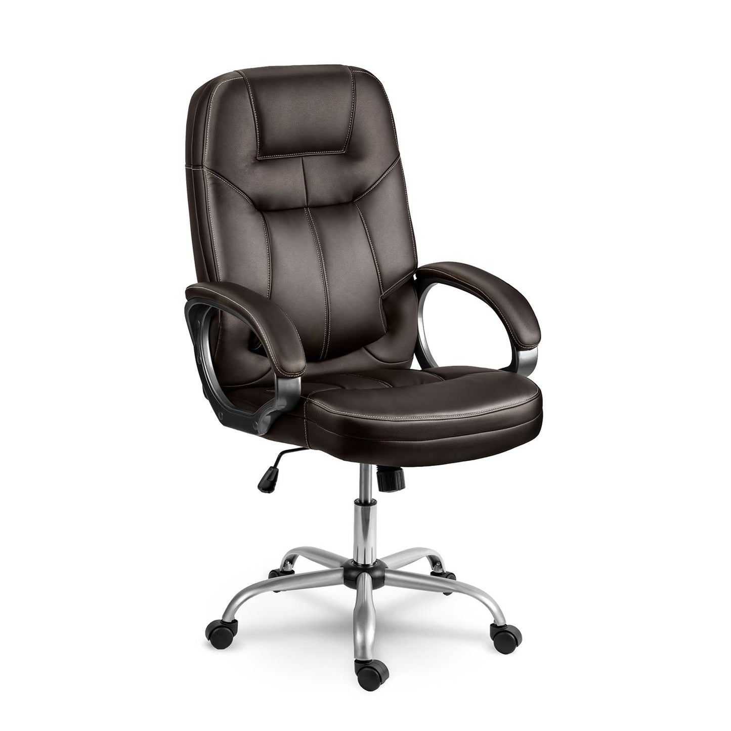 Ergonomic Office Chair, Dark Brown, Adjustable Height