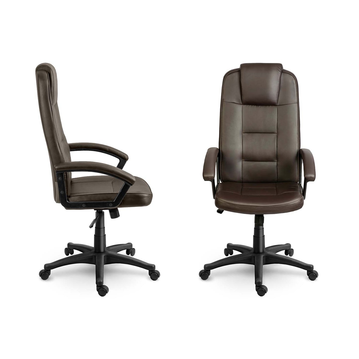 Ergonomic Office Chair, Dark Brown, Adjustable Height