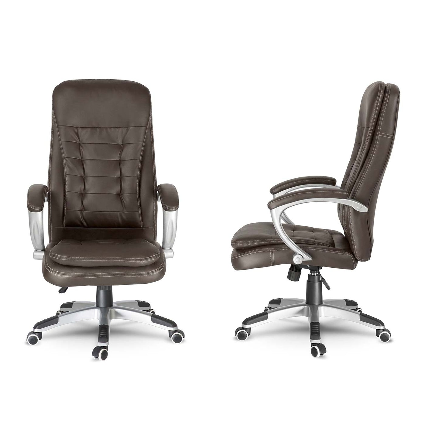 Ergonomic Office Chair, Dark Brown, Adjustable Height