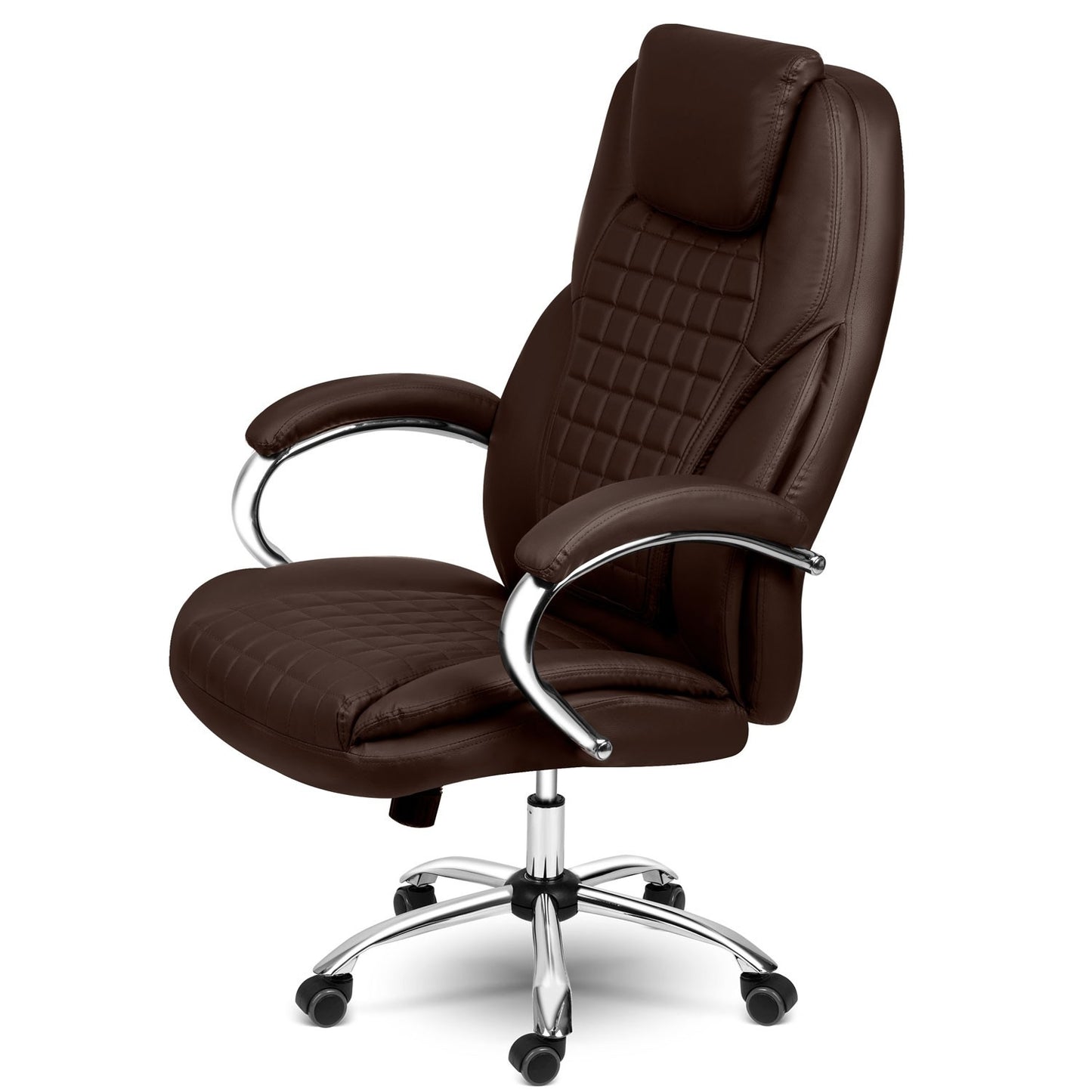 Ergonomic Office Chair Sofotel Batory - Chestnut brown