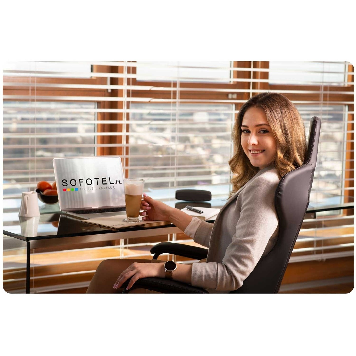 Ergonomic Office Chair Sofotel Verona - Black - Model 2581
