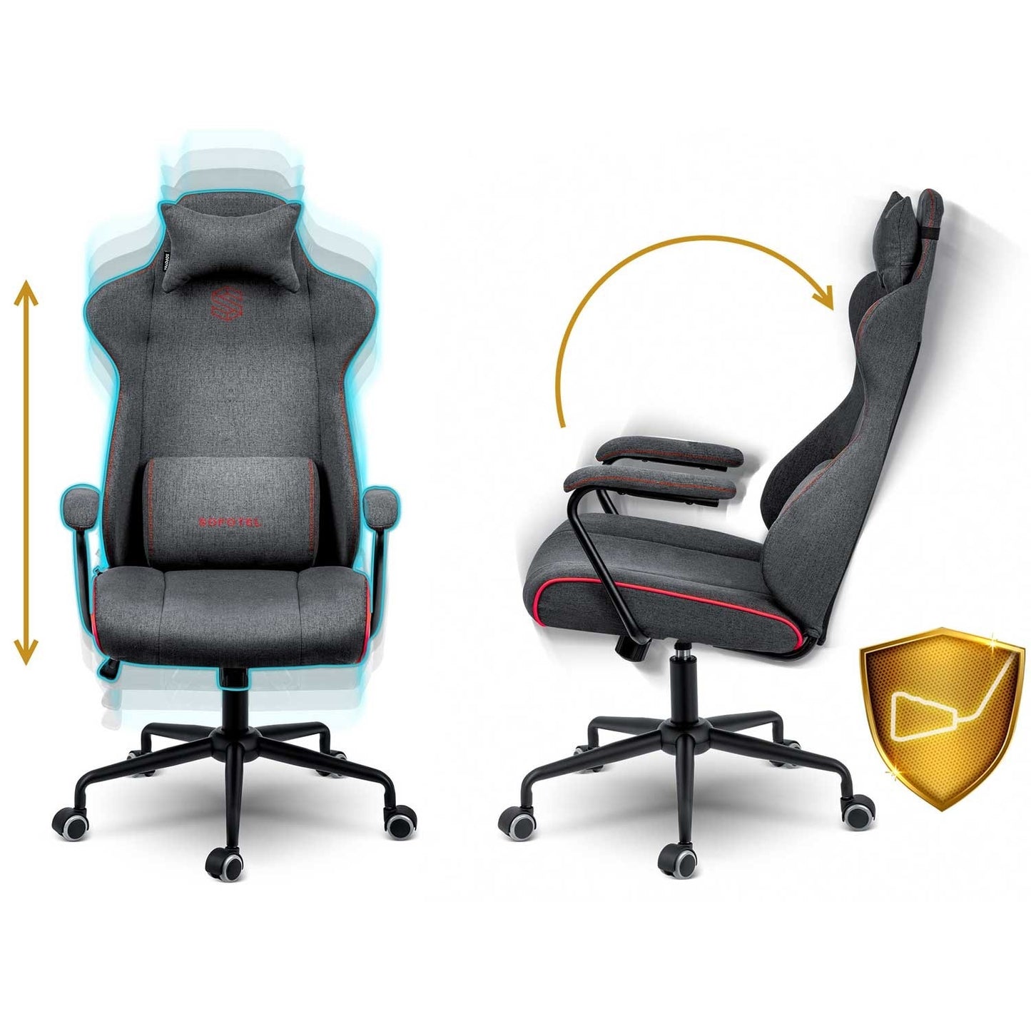 Ergonomic Office Chair Sofotel Verona - Gray - 2583