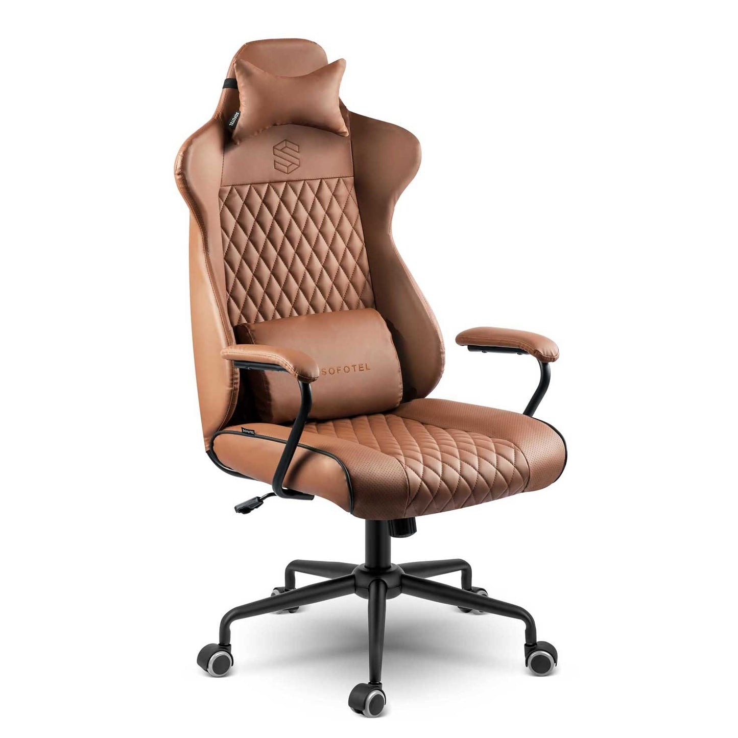 Ergonomic Office Chair Sofotel Werona - Brown - Model 2582