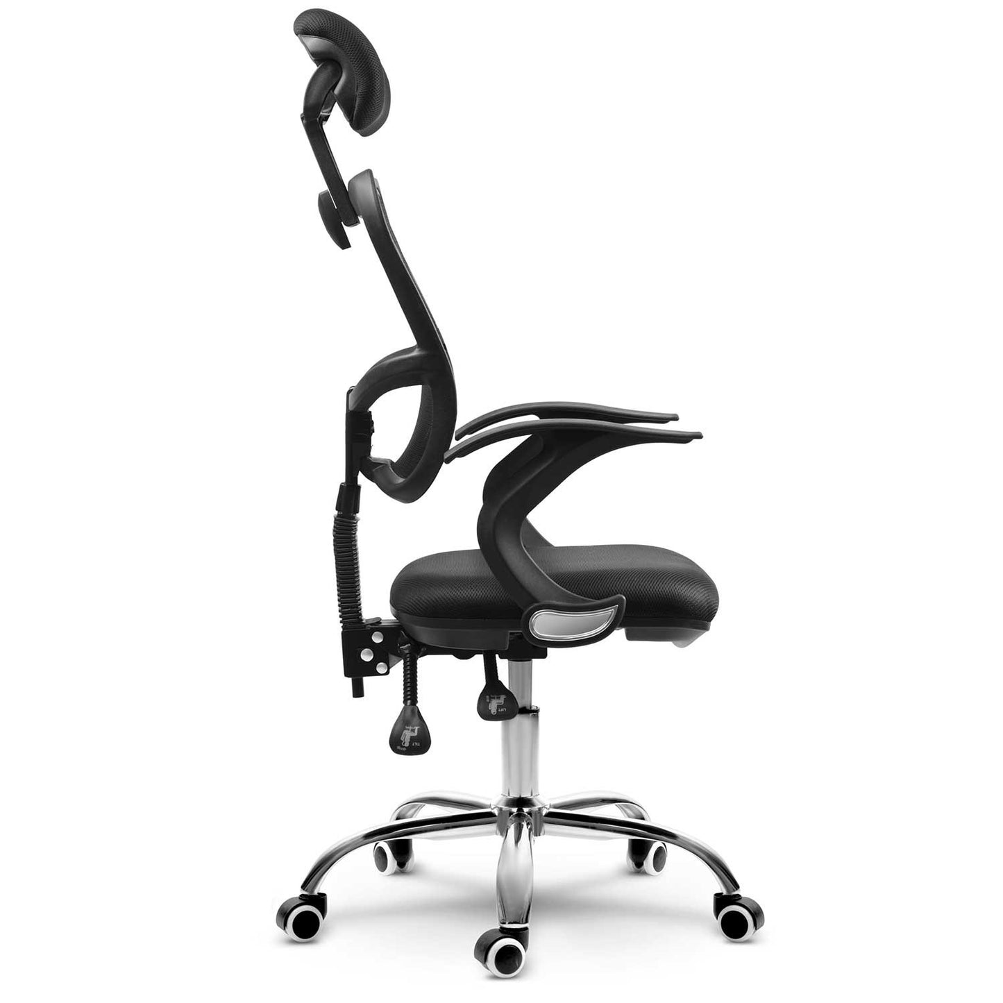 Ergonomic Office Chair with Micro Mesh - Sofotel Ryga Black