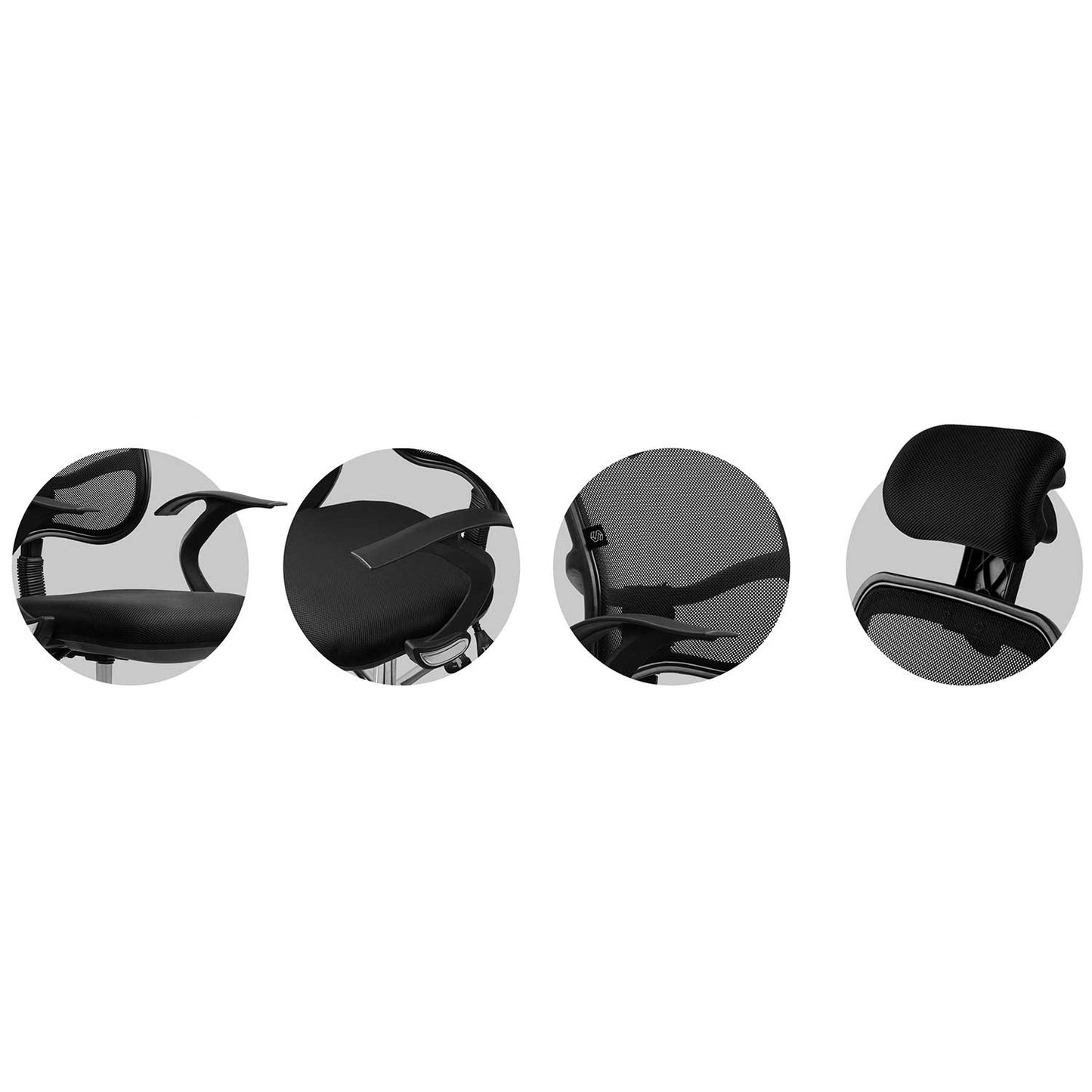 Ergonomic Office Chair with Micro Mesh - Sofotel Ryga Black