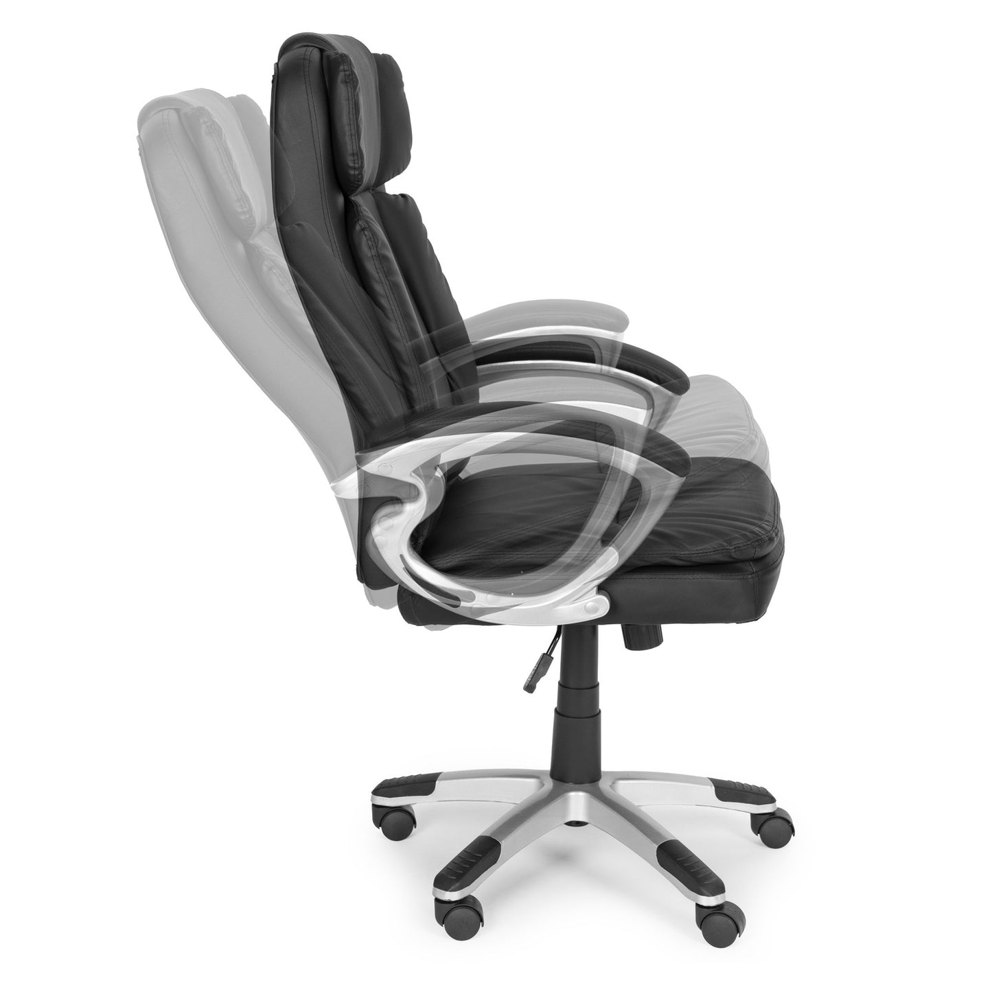 Ergonomic Swivel Office Chair, Height Adjustable, Black