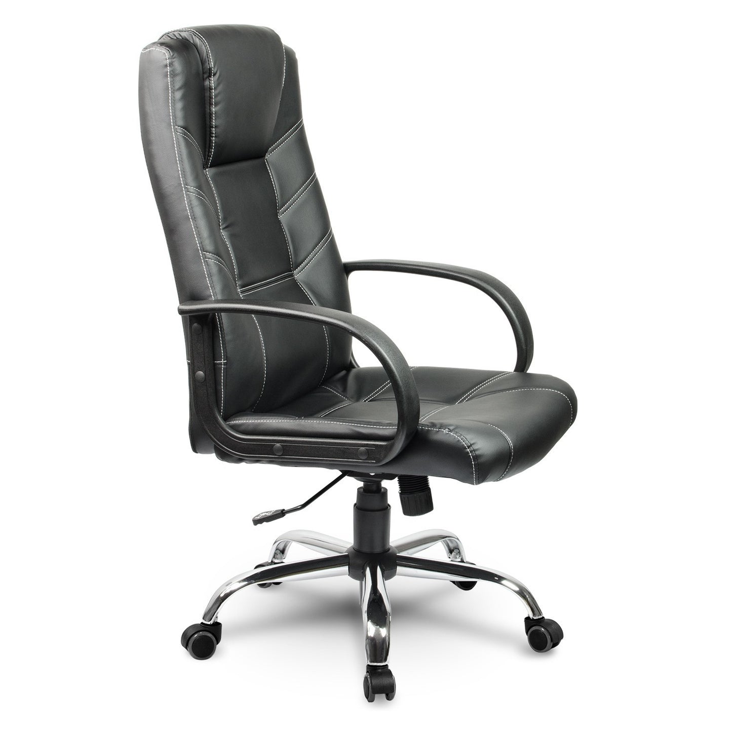 Ergonomic leather office chair Sofotel EG-221, black
