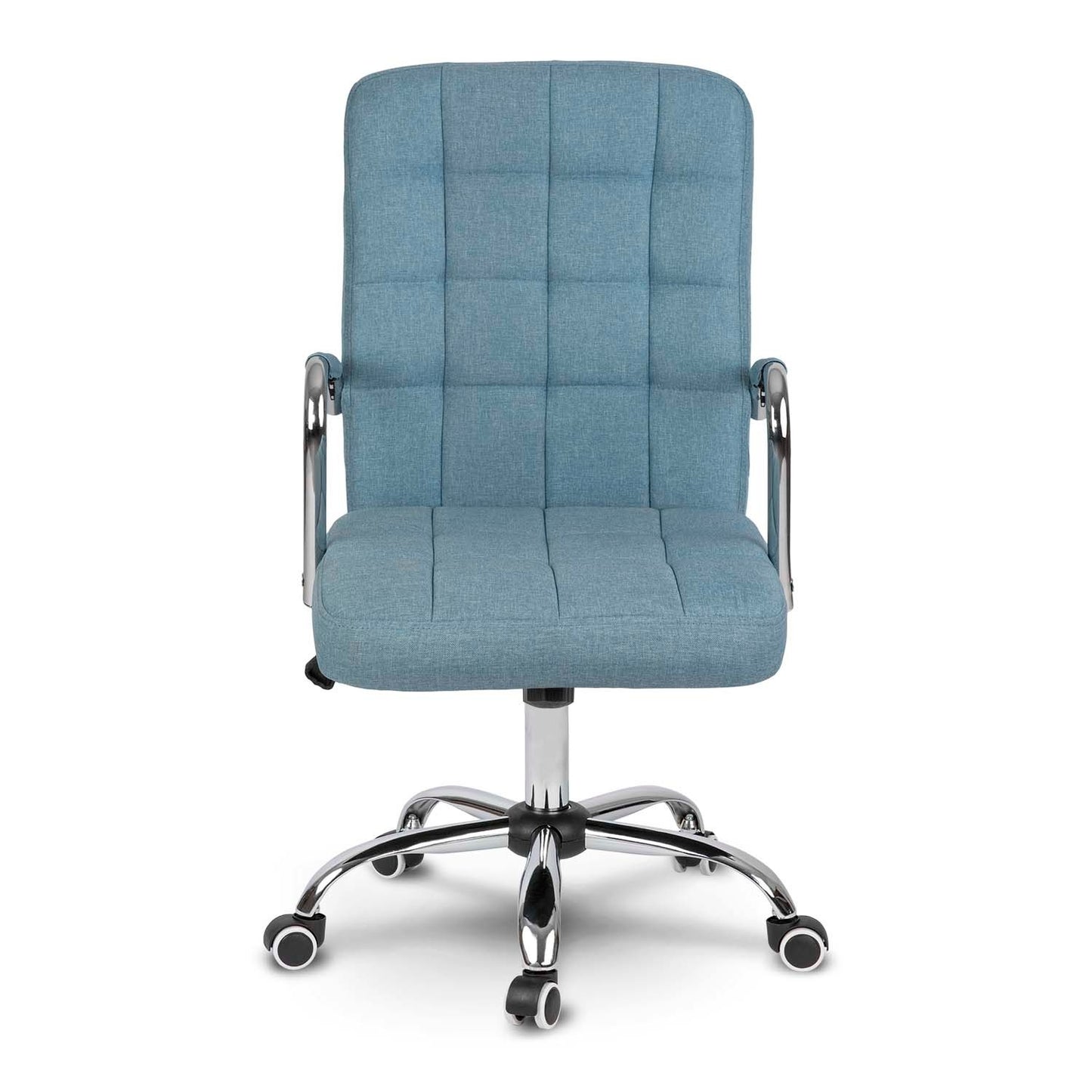 Ergonomic office chair Benton in Blue Textile