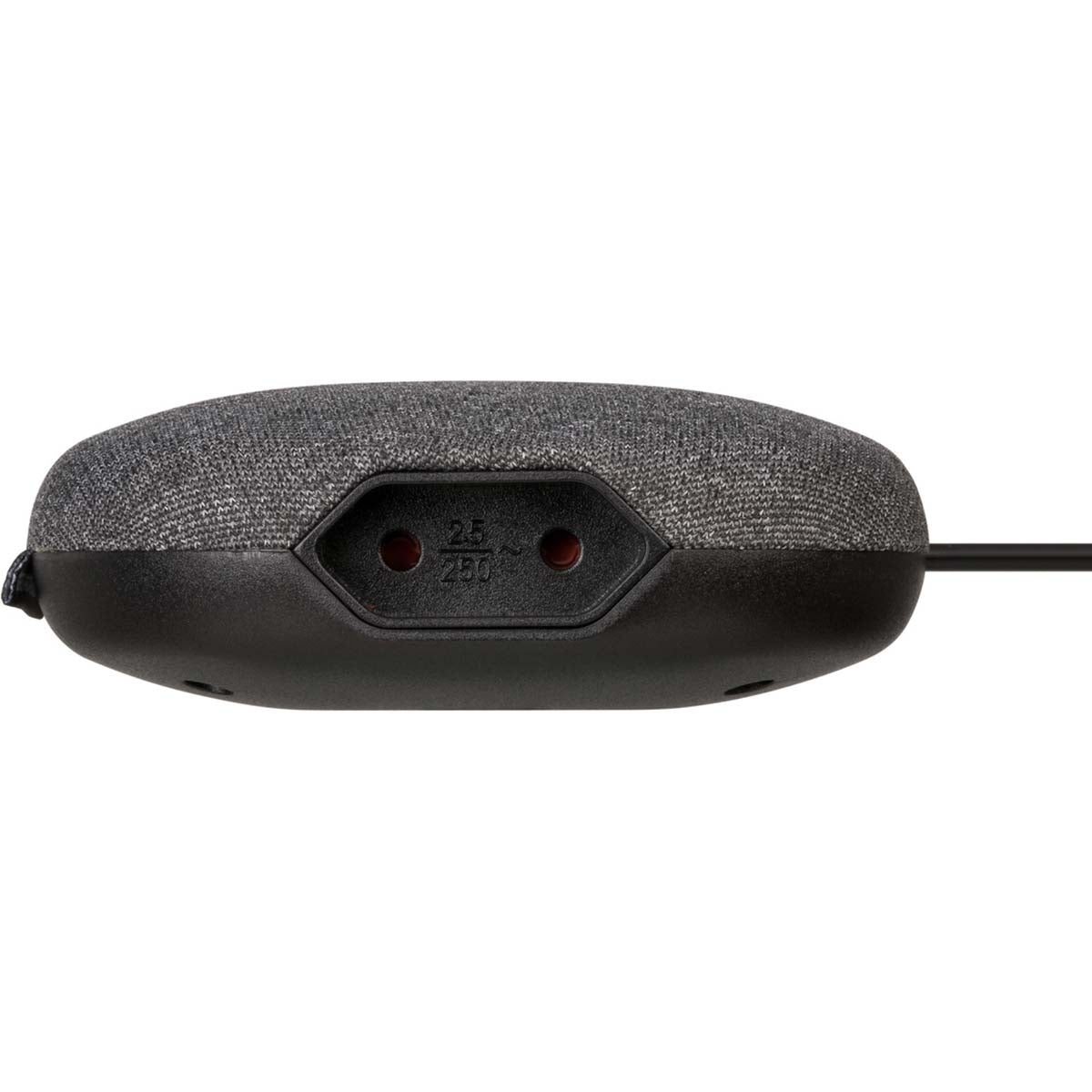 Estilo charging station with textile surface (furniture socket with 1x Euro socket and 2x USB charger, including velcro)