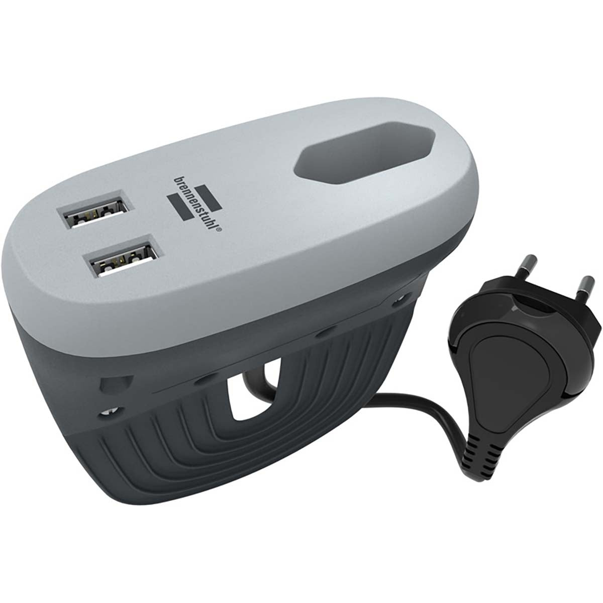 Estilo sofa socket with USB charging function (sofa socket with 1x Euro socket and 2x USB charger, bed socket with mounting rail) EURO