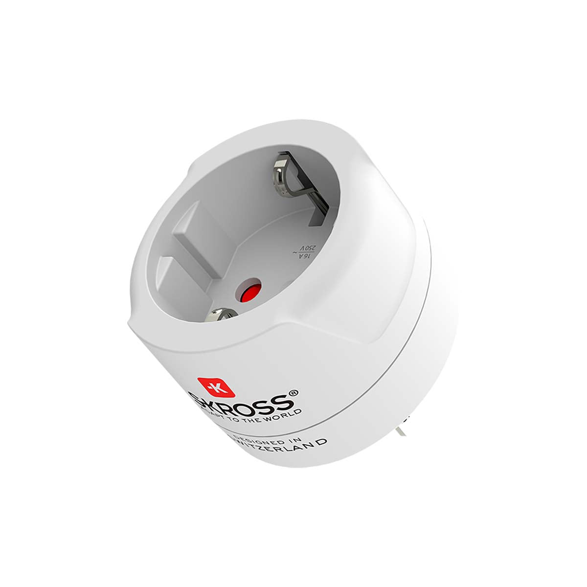 Europe to USA Travel Adapter, Earthed, 2-3 Pole Devices