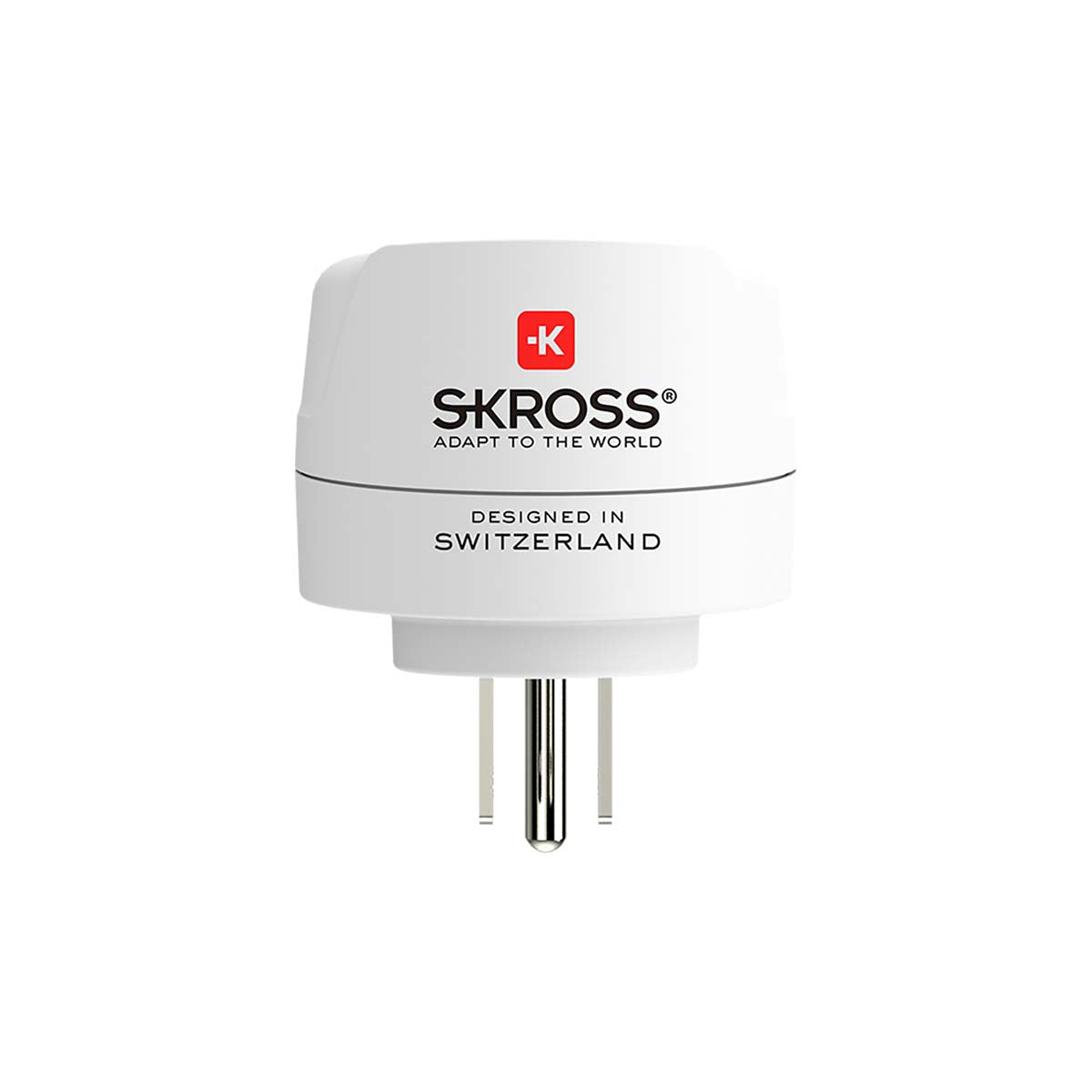 Europe to USA Travel Adapter, Earthed, 2-3 Pole Devices