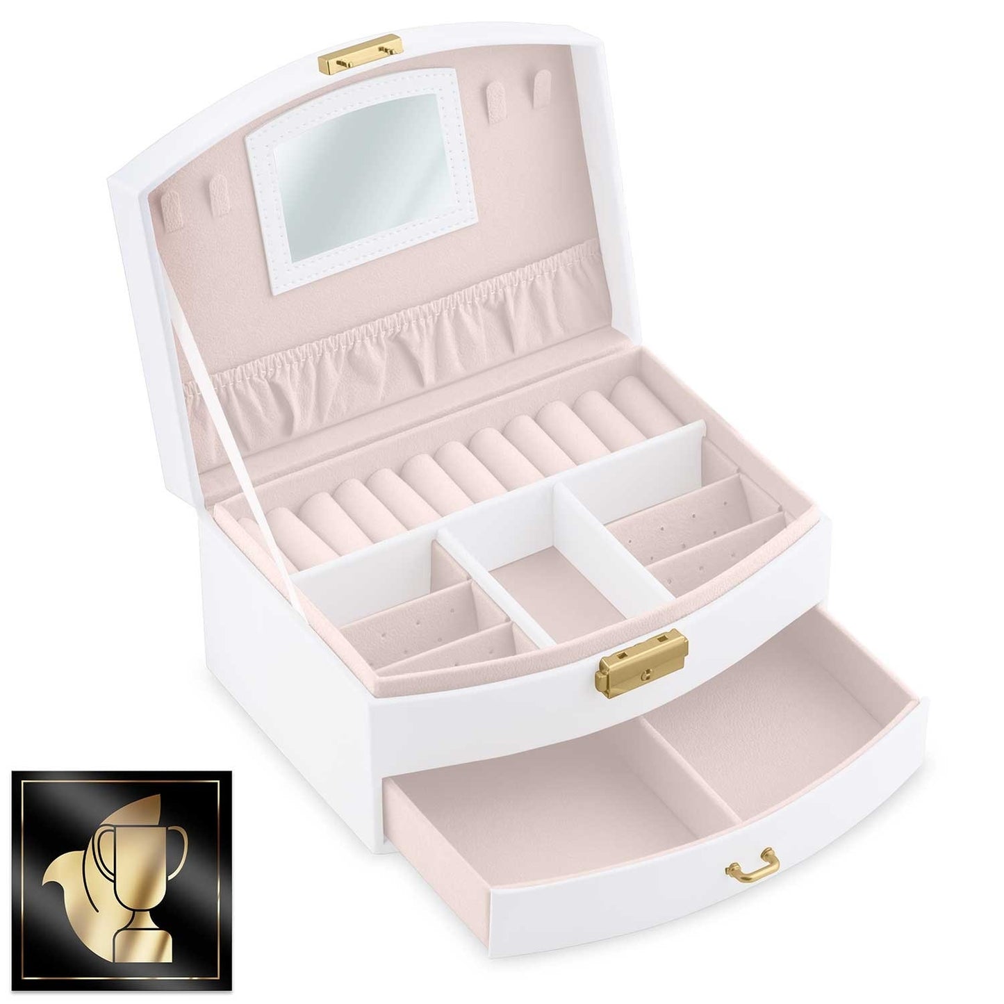 Exclusive Jewelery box Massido MS-708 - White