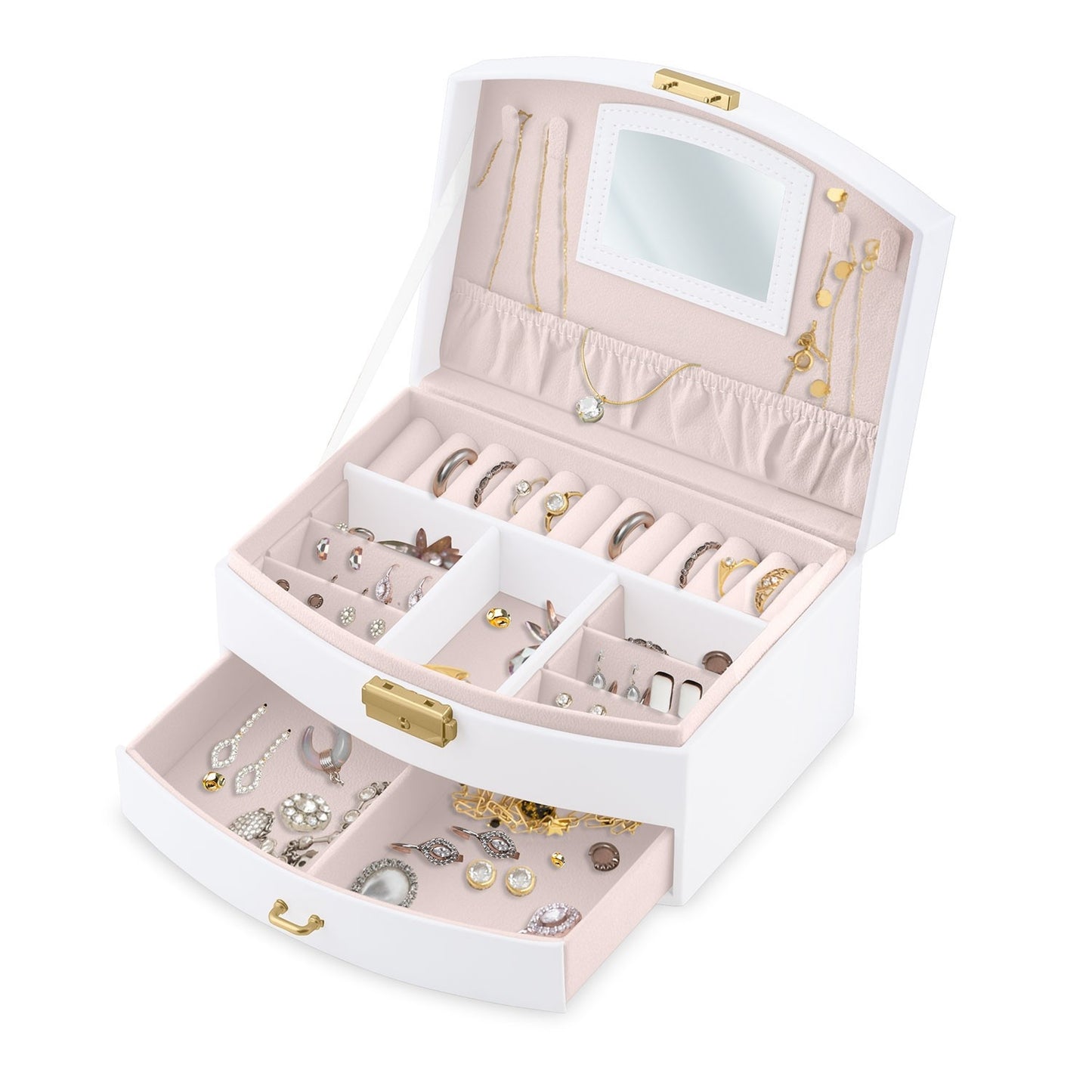Exclusive Jewelery box Massido MS-708 - White