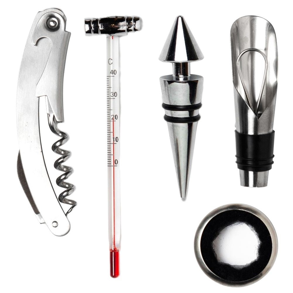 Exclusive Wine Set in Gift Box with Corkscrew and More