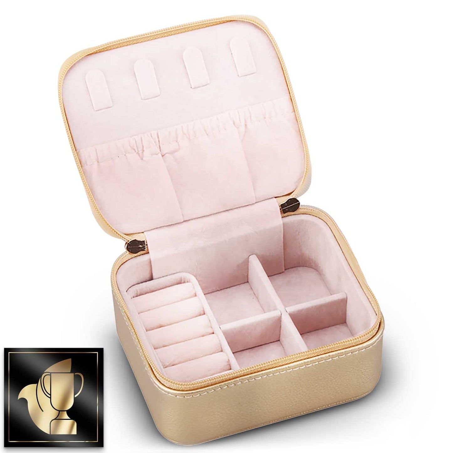 Exclusive jewelry box MS-701 Massido - Gold