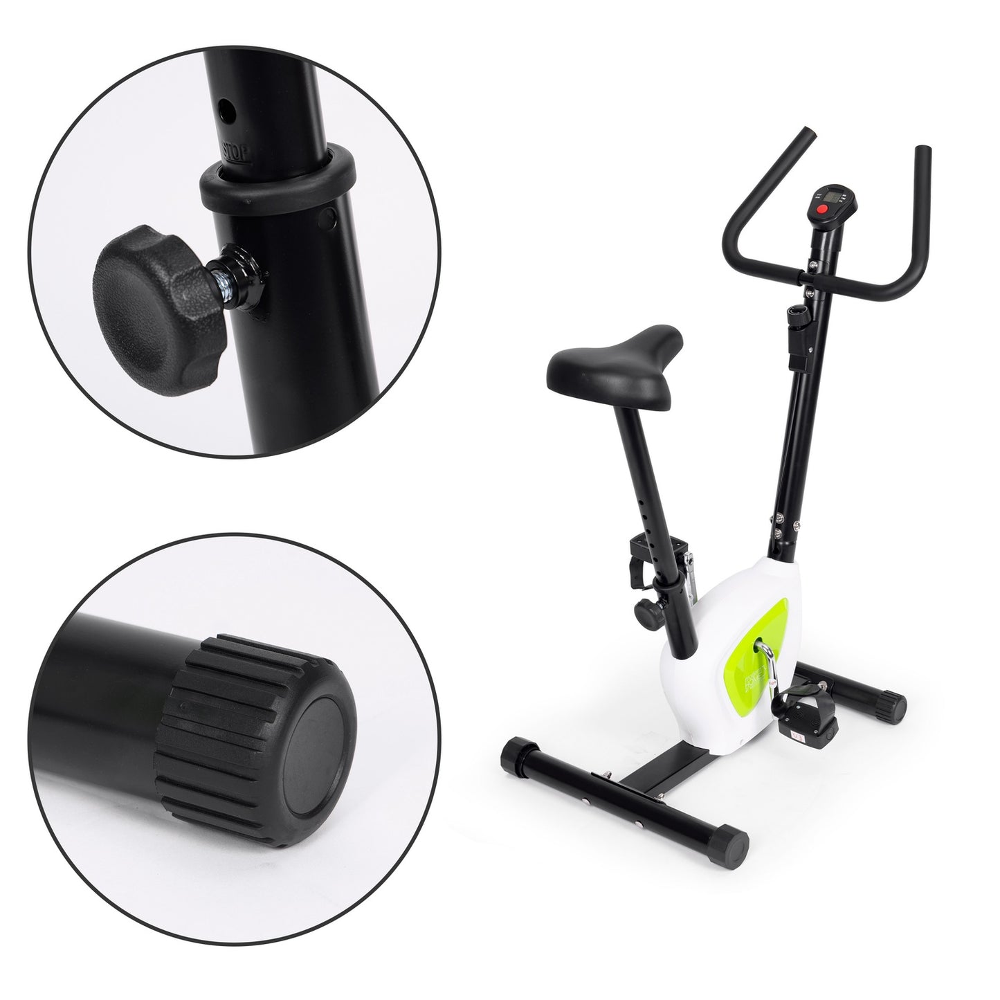 Exercise bike stationary fitness bike for home exercises mechanical load ModernHome