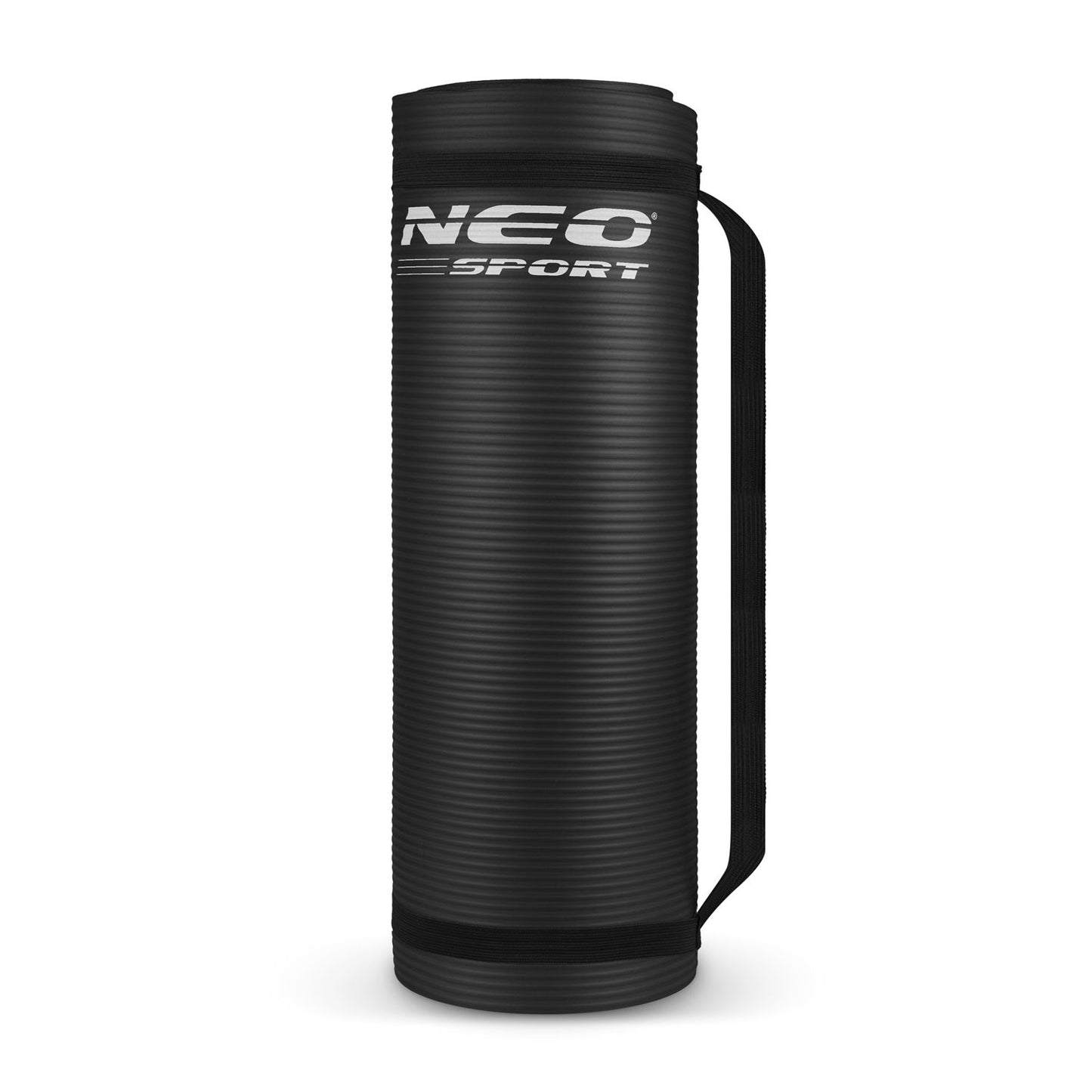 Exercise mat with holes, thick 183 x 60 cm Neo-Sport - 192000 black