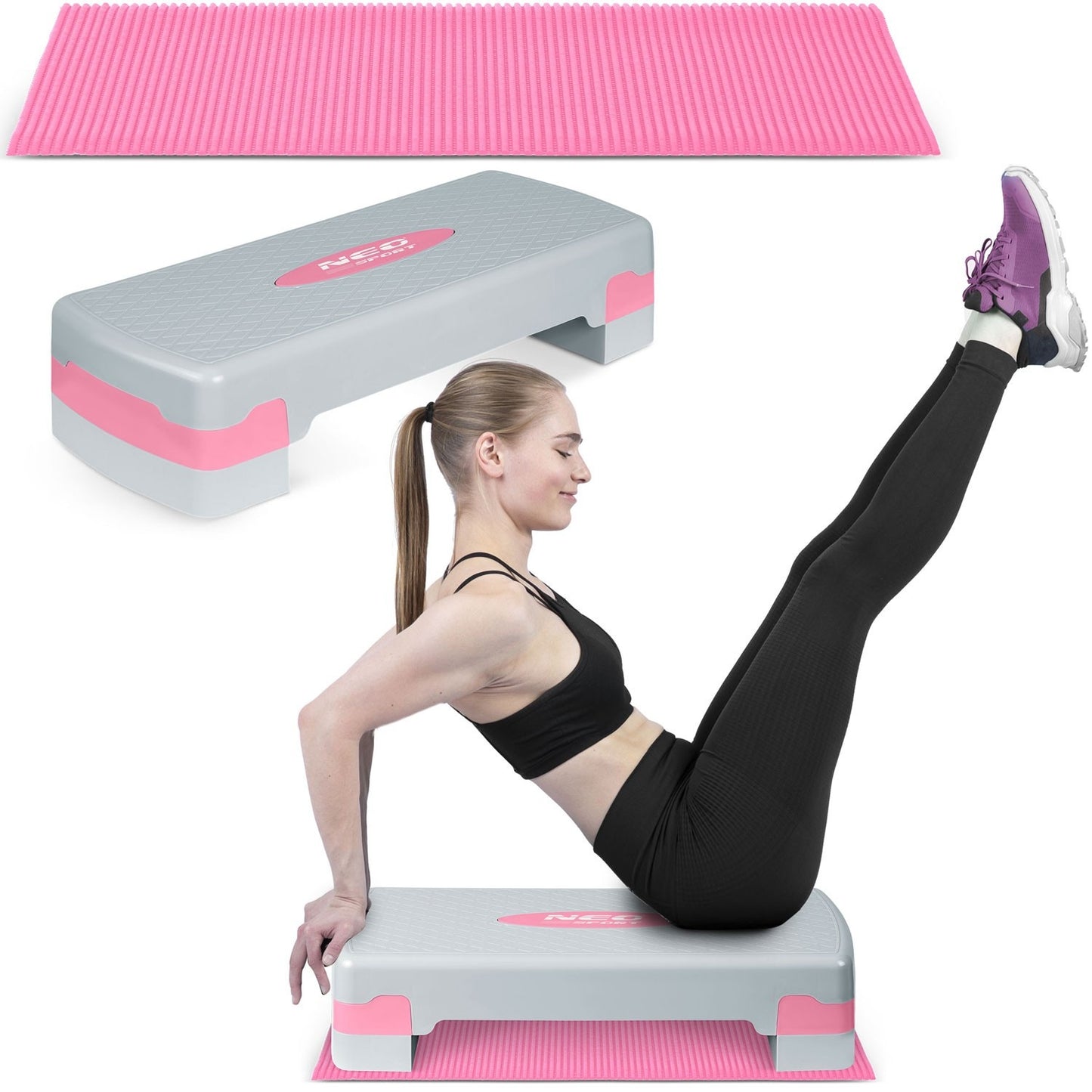Exercise step 2 levels NS-401 pink