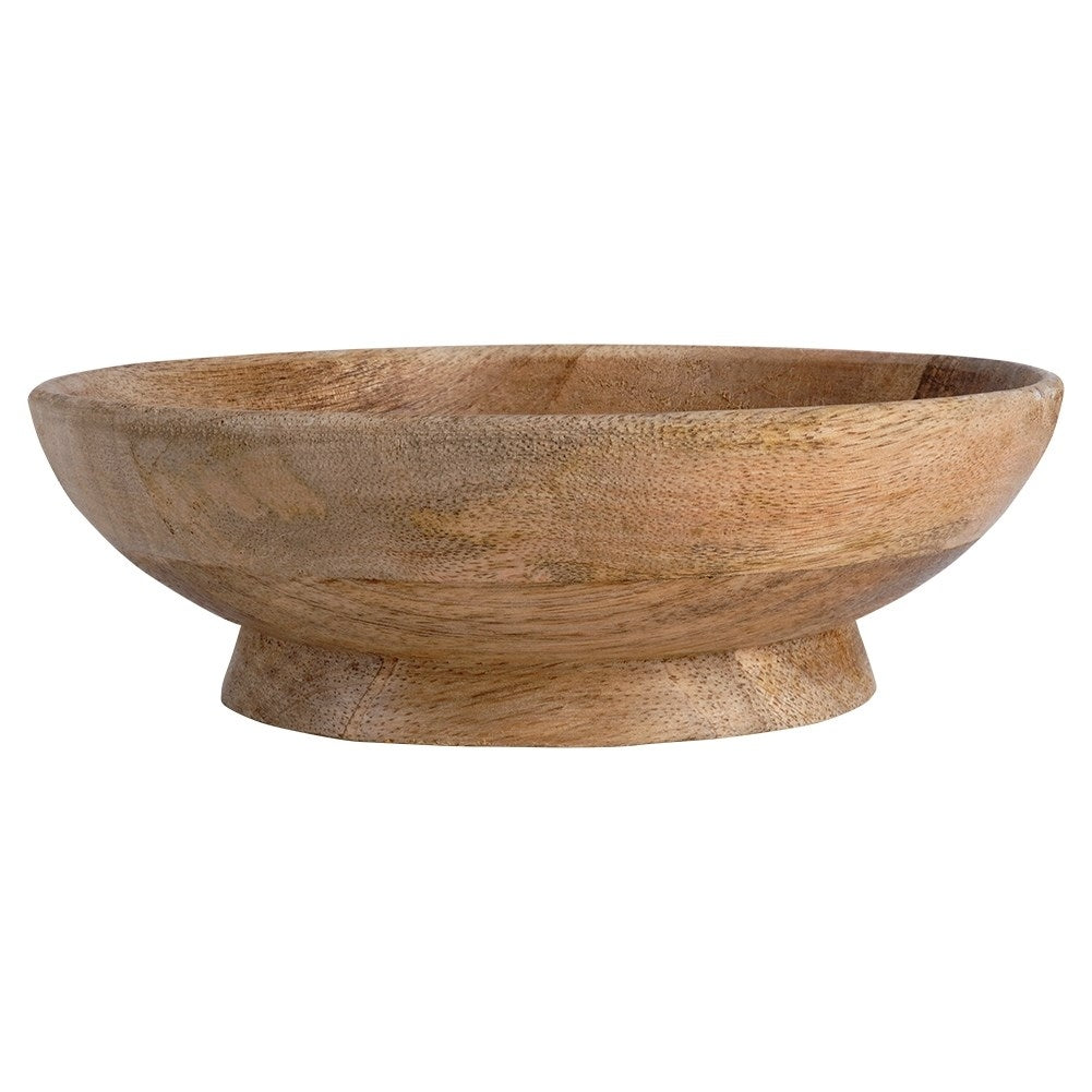 Exotic mango wood serving bowls with a unique design