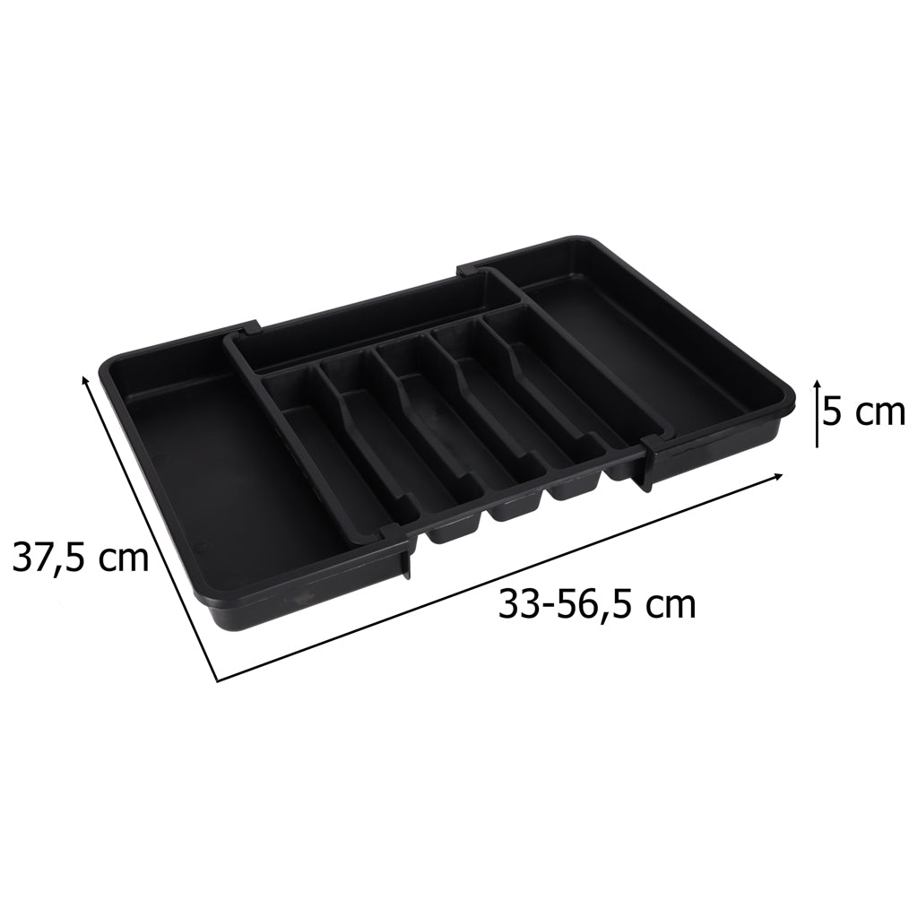 Expandable Cutlery Drawer Organizer, Adjustable, 8 Compartments