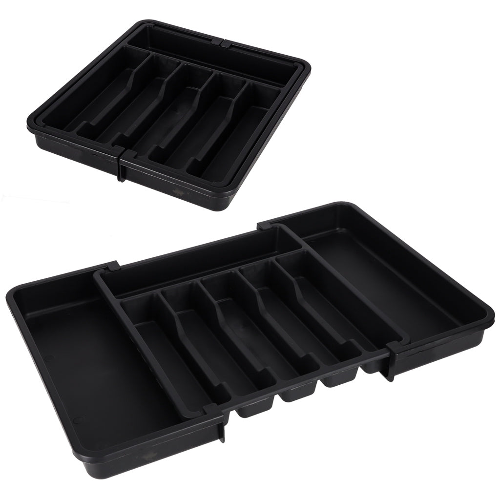 Expandable Cutlery Drawer Organizer, Adjustable, 8 Compartments