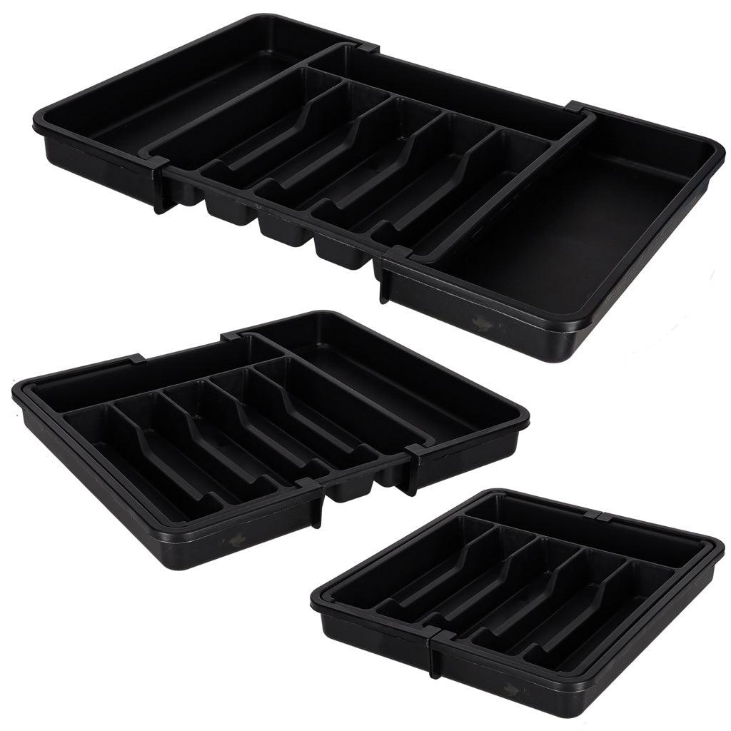 Expandable Cutlery Drawer Organizer, Adjustable, 8 Compartments