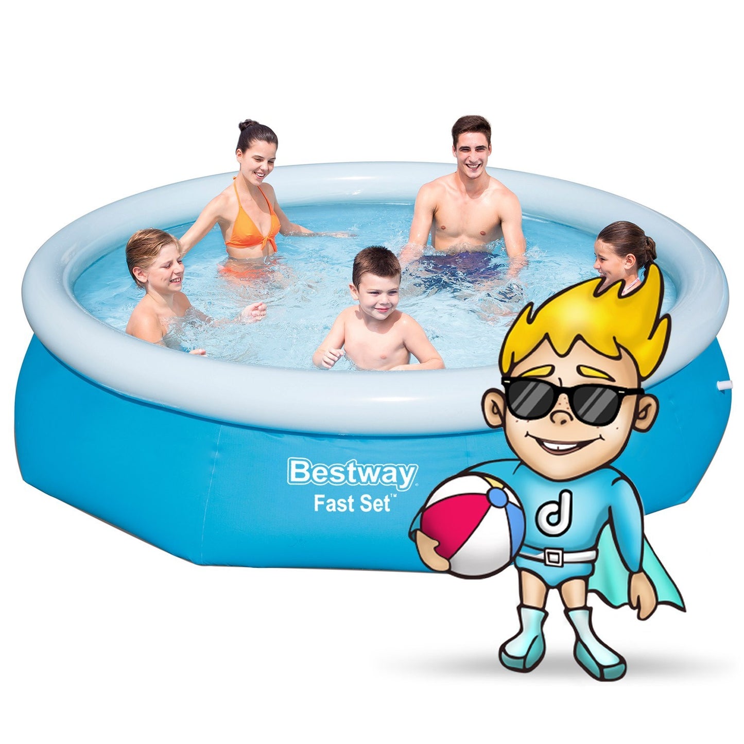 Expansion garden pool 305 x 76 cm 9in1 Bestway 57270