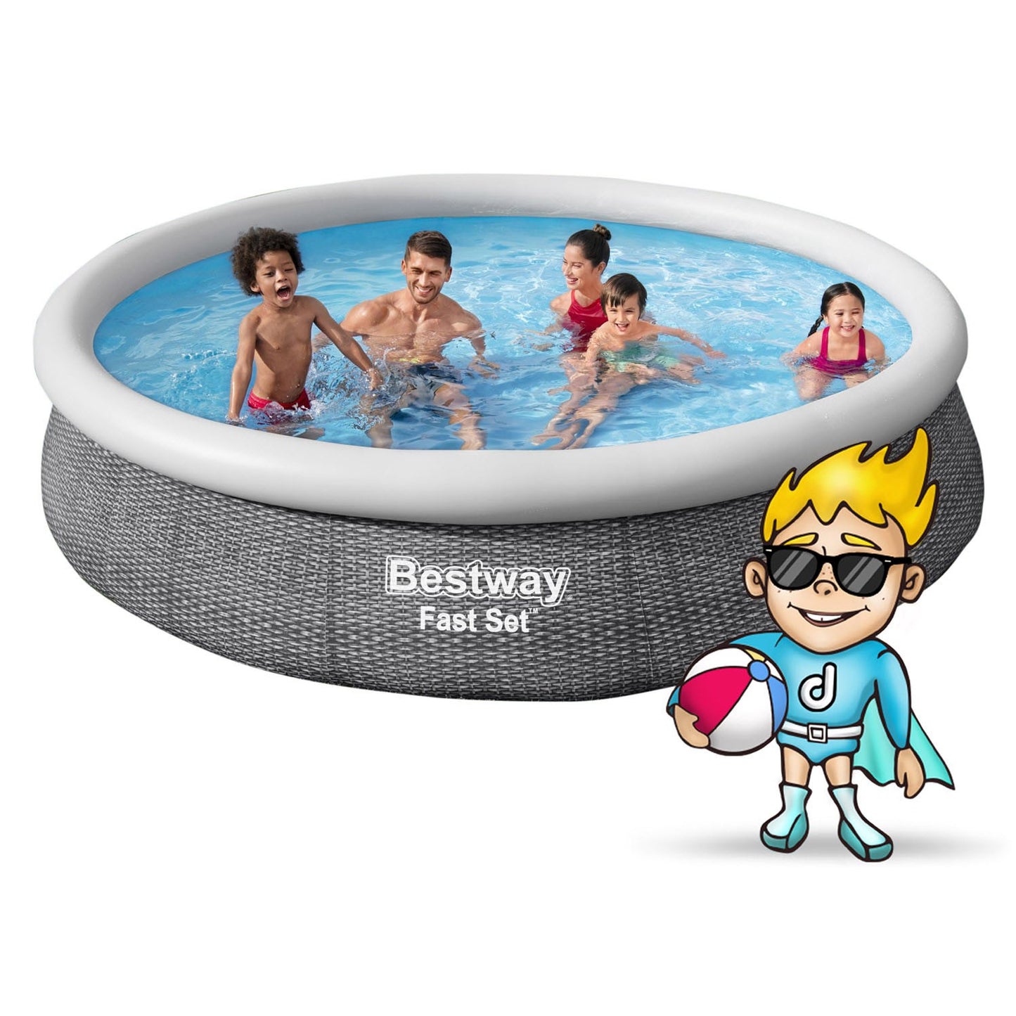 Expansion garden pool 366 x 76 cm 16in1 Bestway 57445