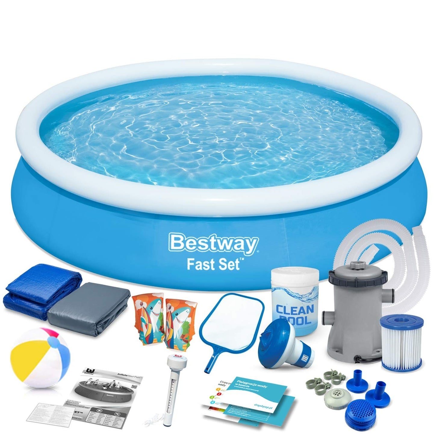 Expansion garden pool 366 x 76 cm 17in1 Bestway 57274