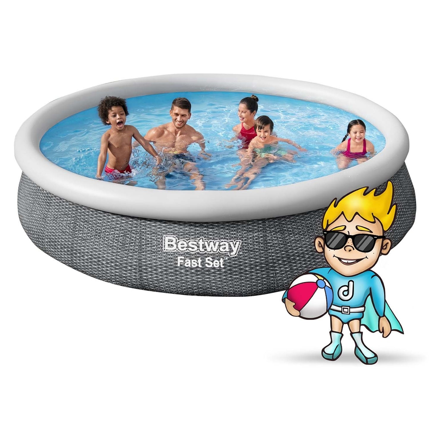 Expansion garden pool 366 x 76 cm 9in1 Bestway 57445