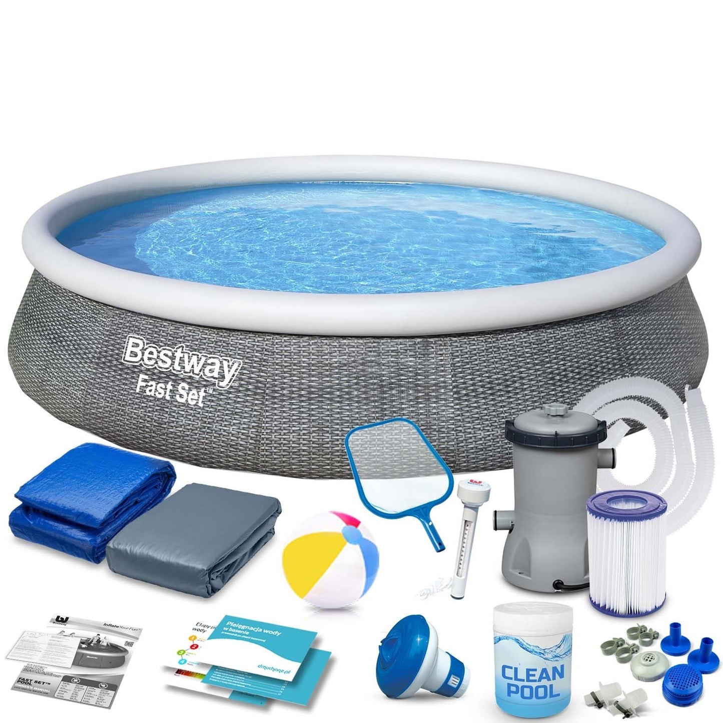 Expansion garden pool 396 x 84 cm 16in1 Bestway 57376