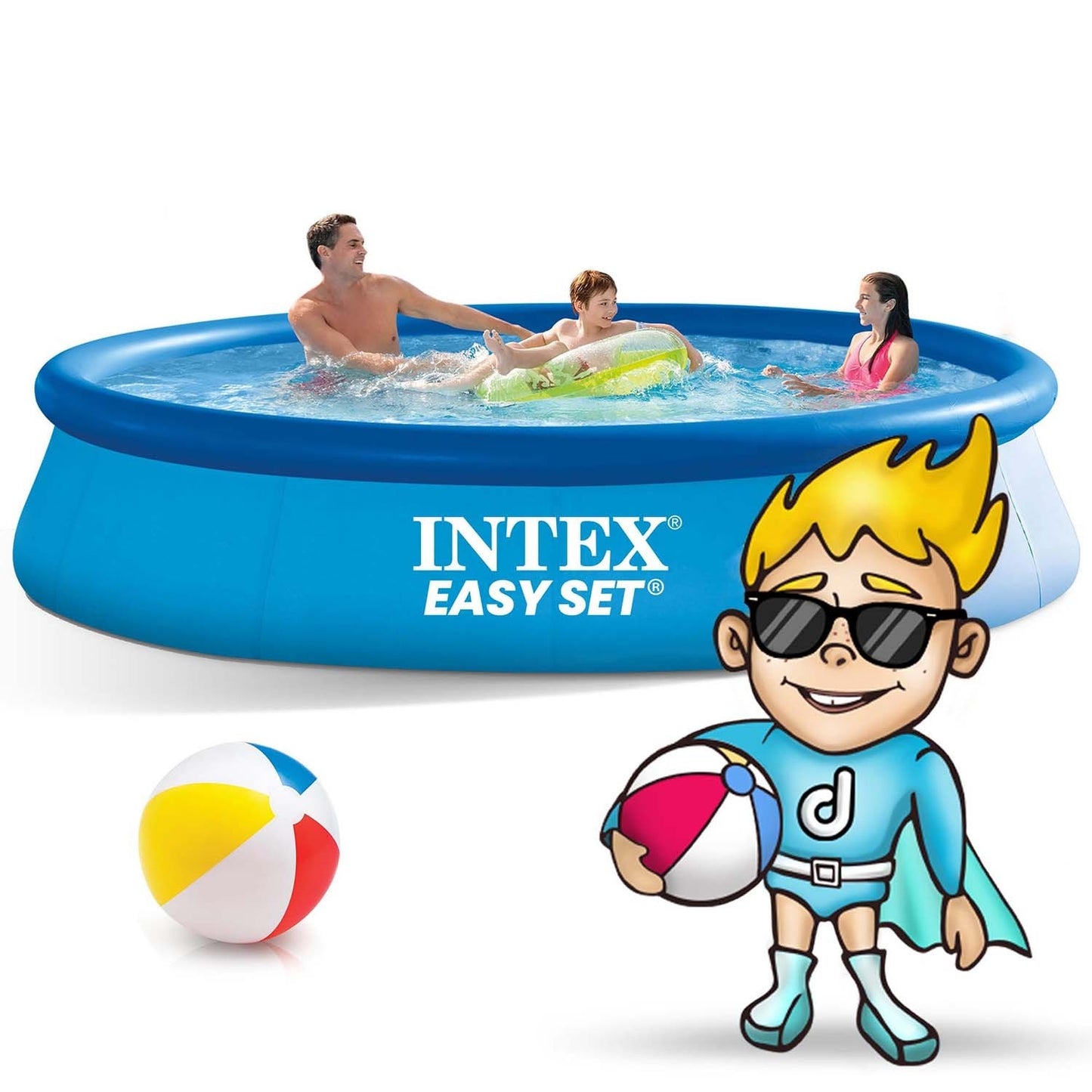 Expansion garden pool 396 x 84 cm 9in1 INTEX 28142