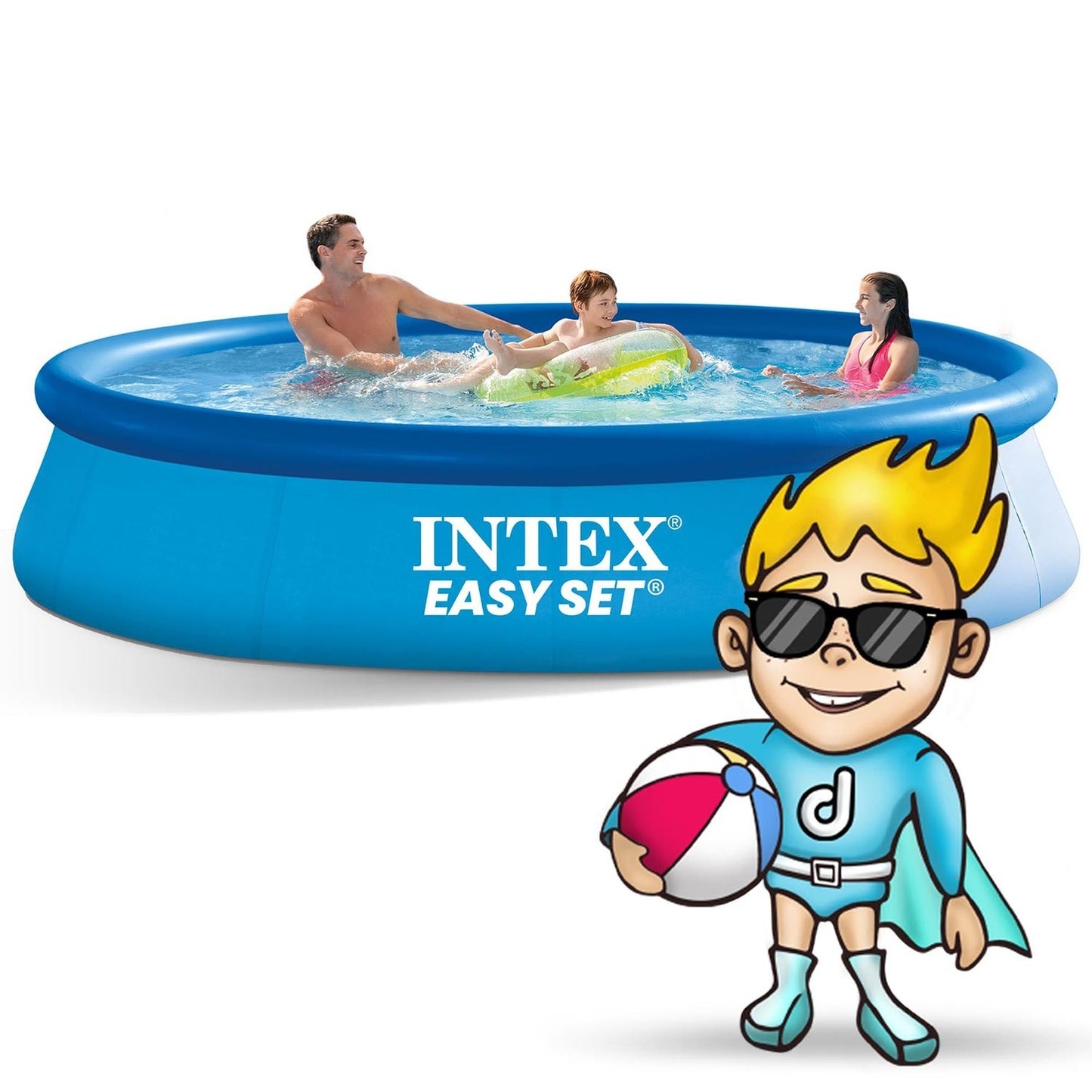 Expansion garden pool 396 x 84 cm INTEX 28143 2IN1