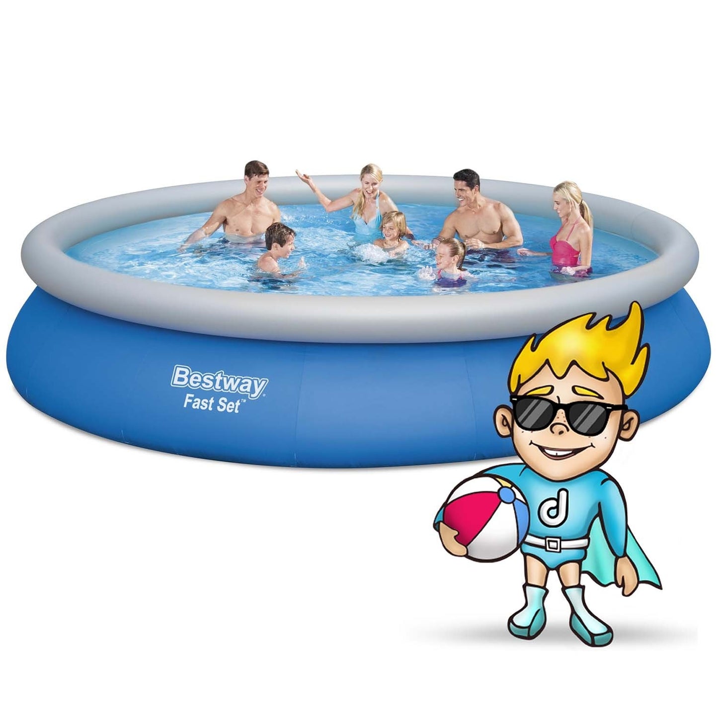 Expansion garden pool 457 x 84 cm 17in1 Bestway 57313