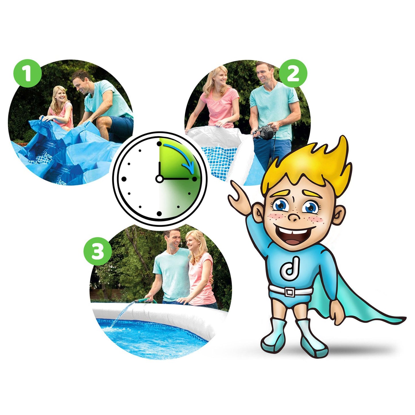 Expansion garden pool for children 152 x 38 cm Bestway 57241