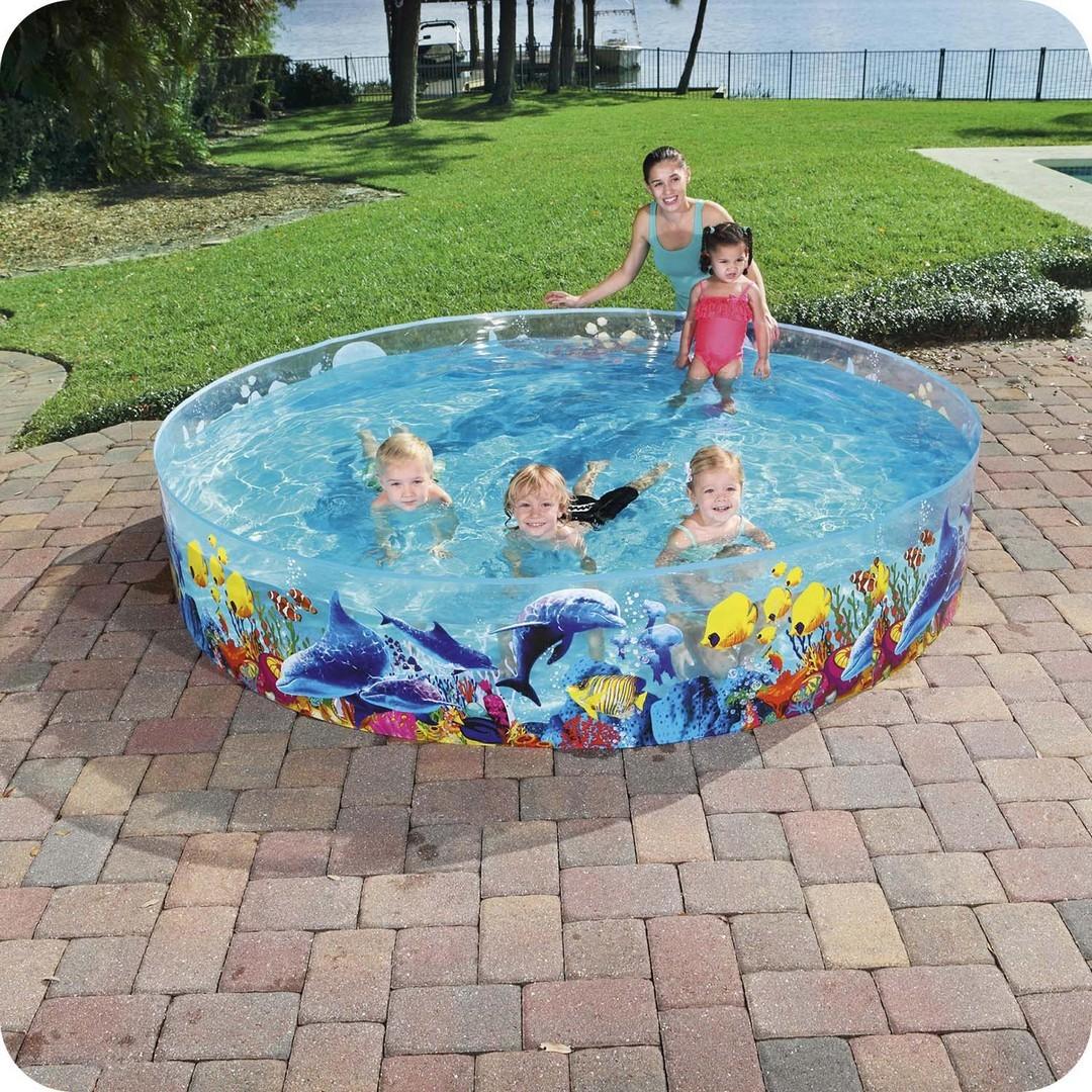 Expansion pool for children with fish 244x46cm Bestway 55031