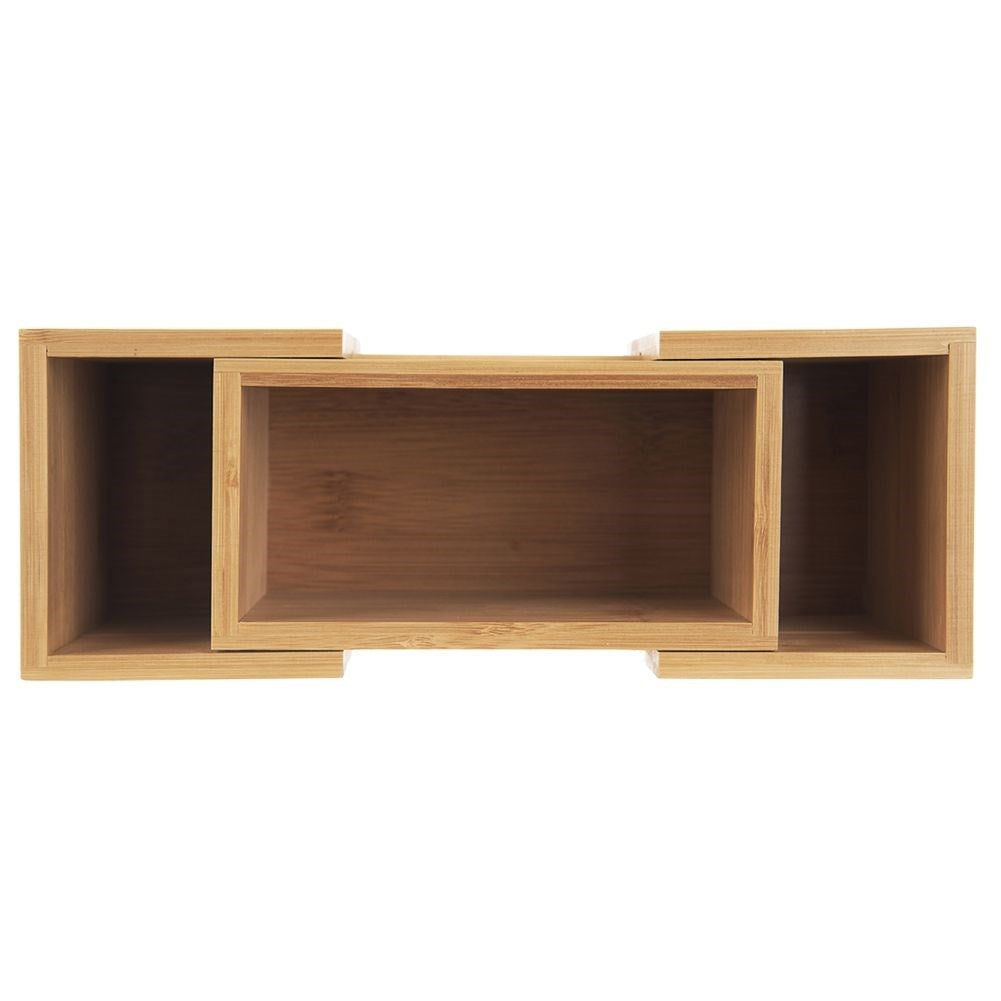 Extendable Cutlery and Kitchen Utensil Rack in Bamboo