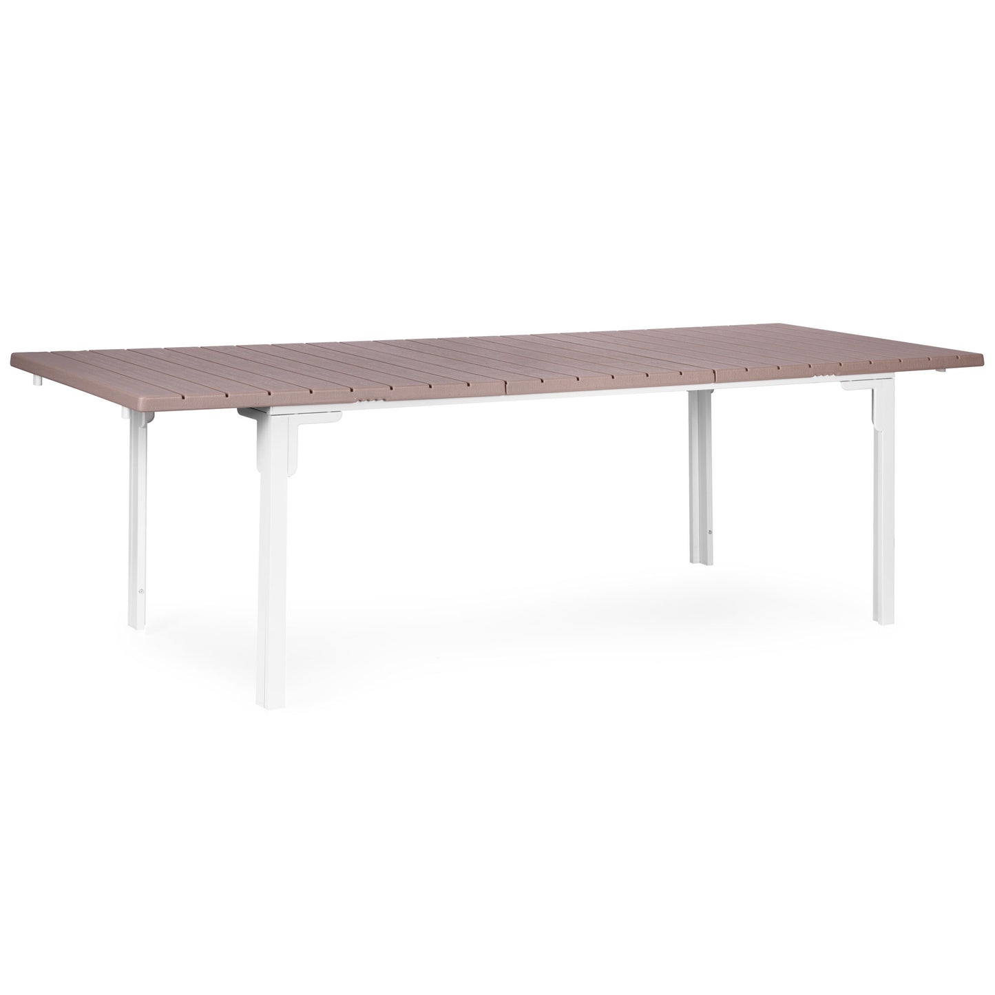 Extendable Garden Table for 12, 180–240 cm, Steel & HDPE