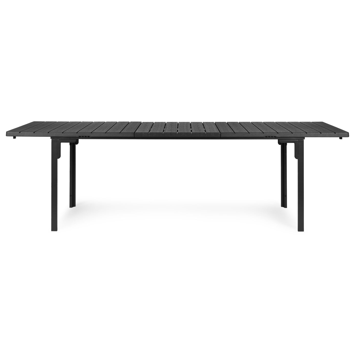 Extendable Garden Table for 12, 180–240 cm, Steel & HDPE