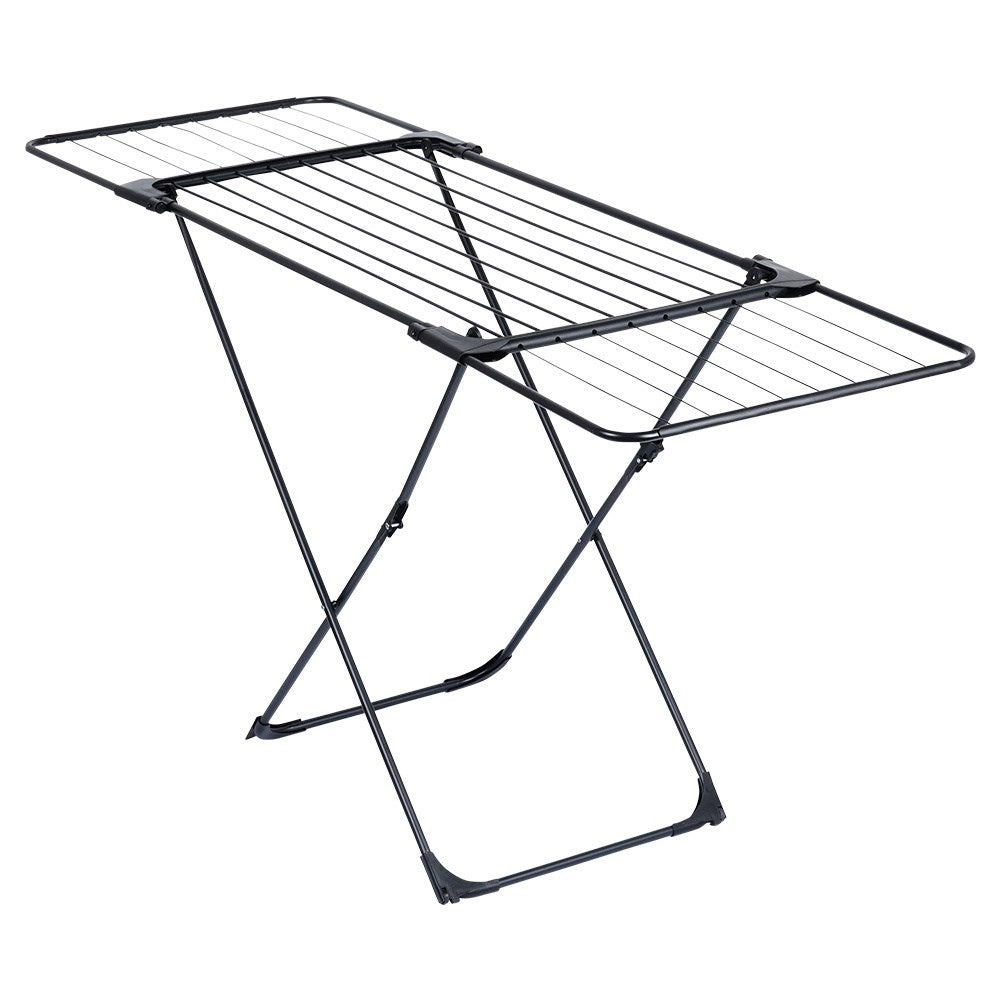 Extendable drying rack for indoor and outdoor use