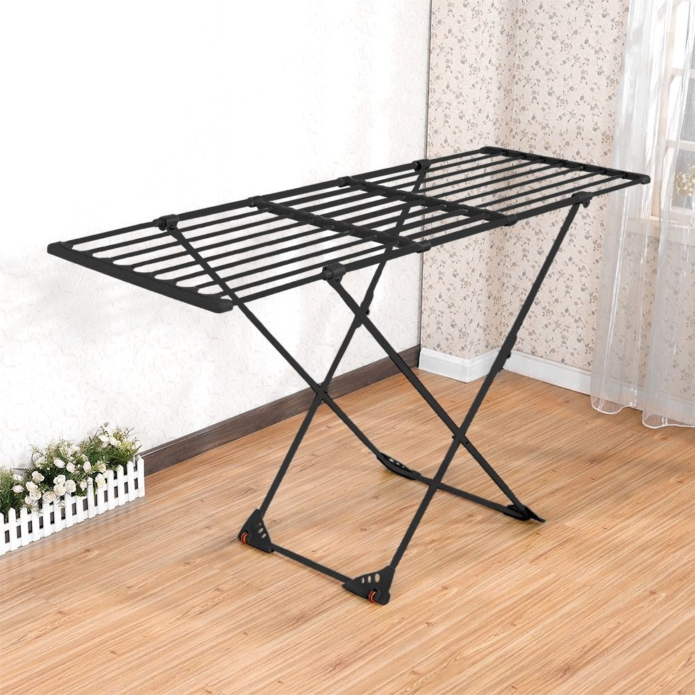 Extendable drying rack with adjustable drying surface 110-189 cm