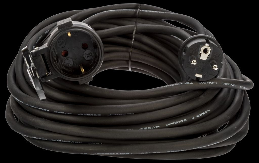 Extension cable H05RR-F 3G1.5, 20m