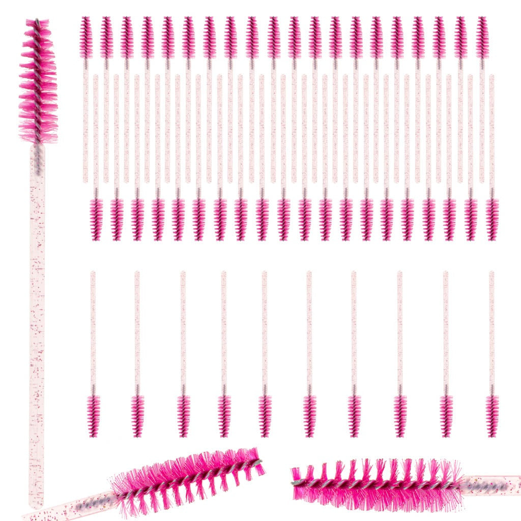 Eyelash and eyebrow brush spiral 50pcs.