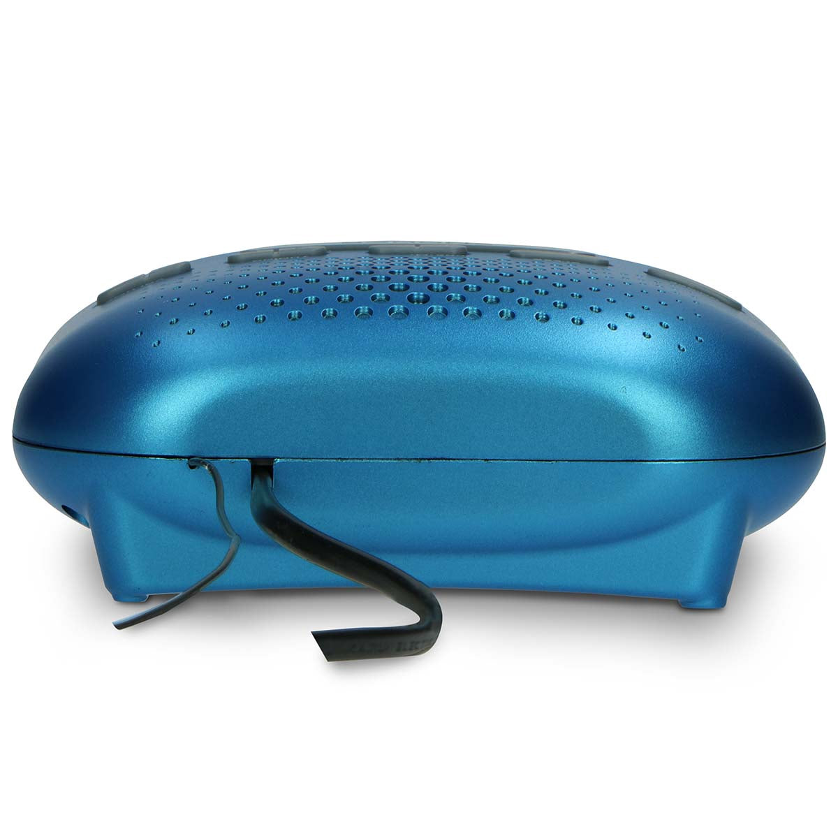 FM Clock Radio with Dual Alarms and LED Display – Blue
