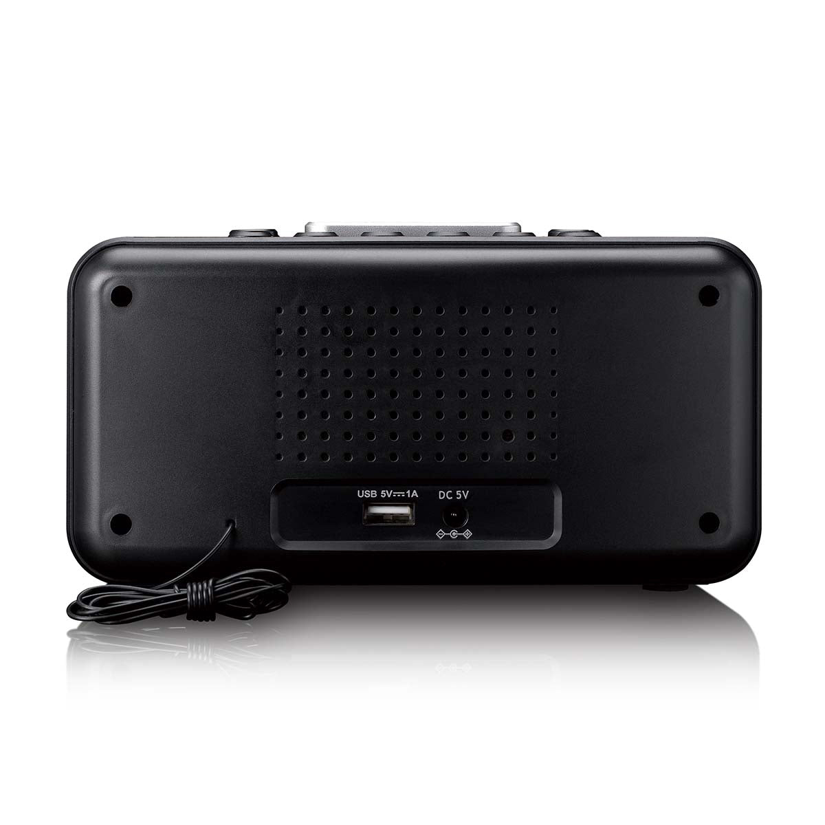 FM Clock Radio with LED Display, Night Light, USB Port