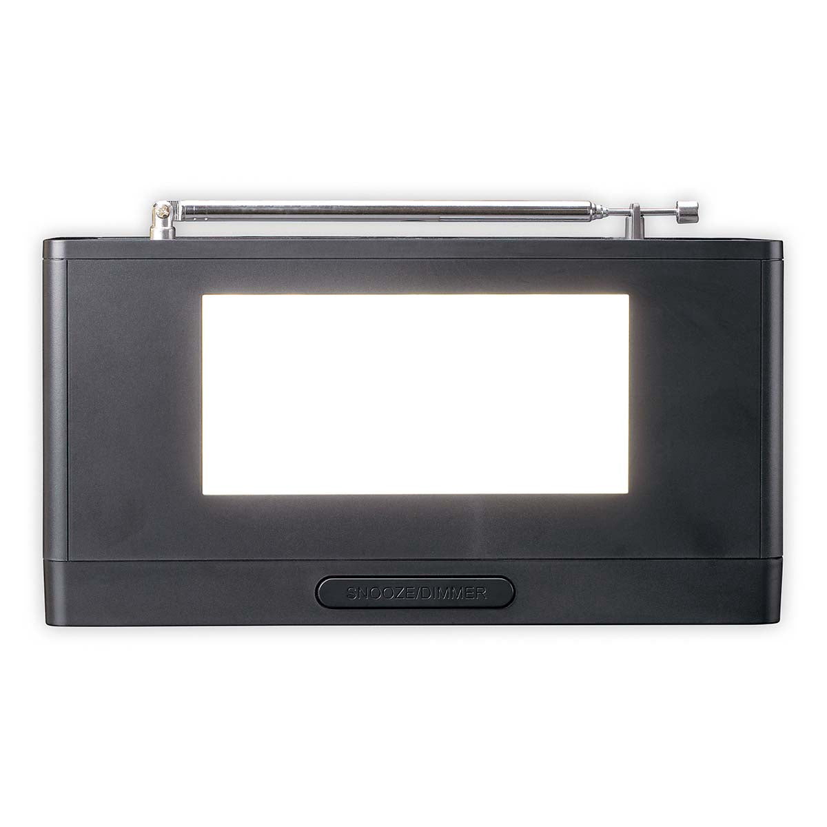 FM Clock Radio with LED Display and Night Light
