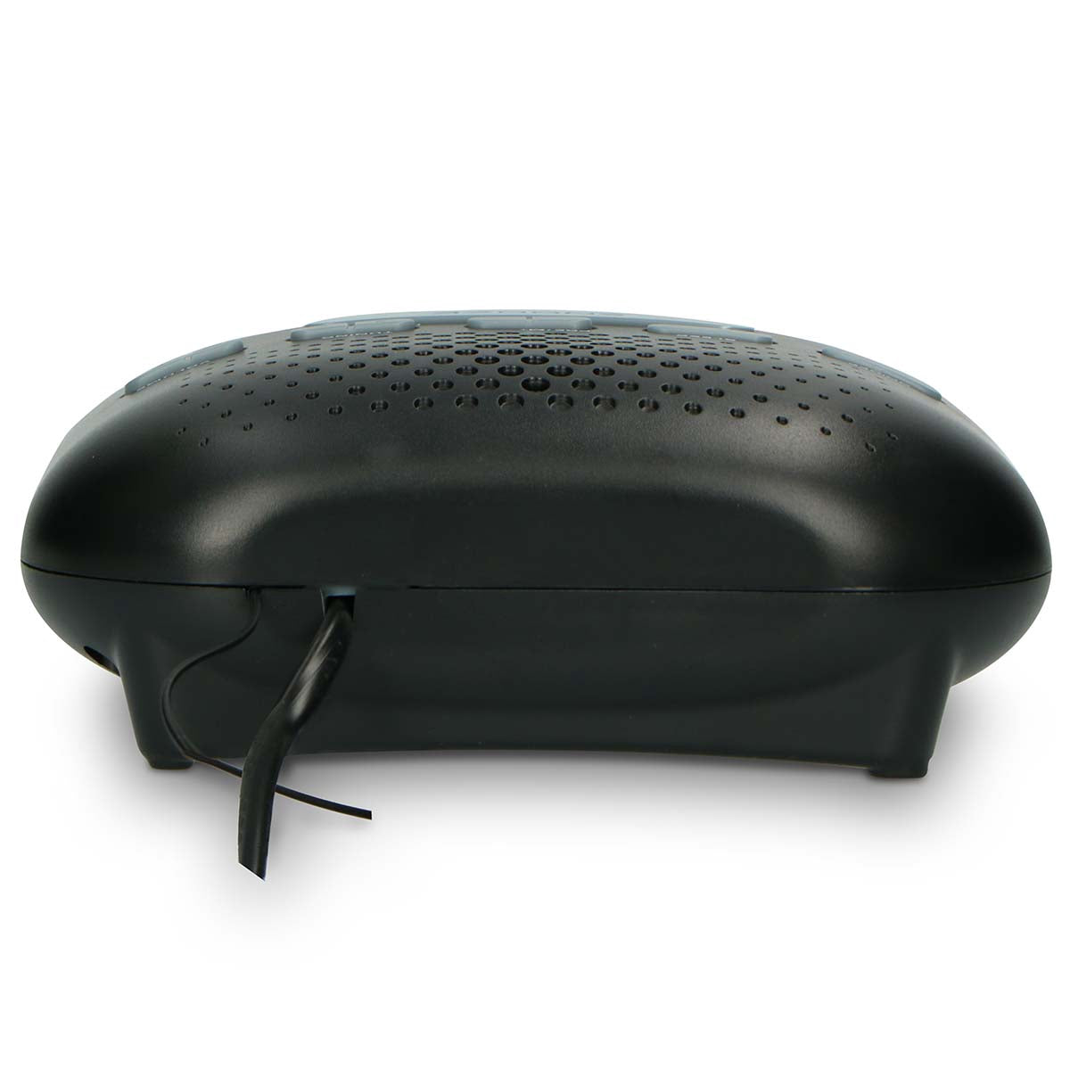 FM Clock Radio with Snooze and Dual Alarm, Black