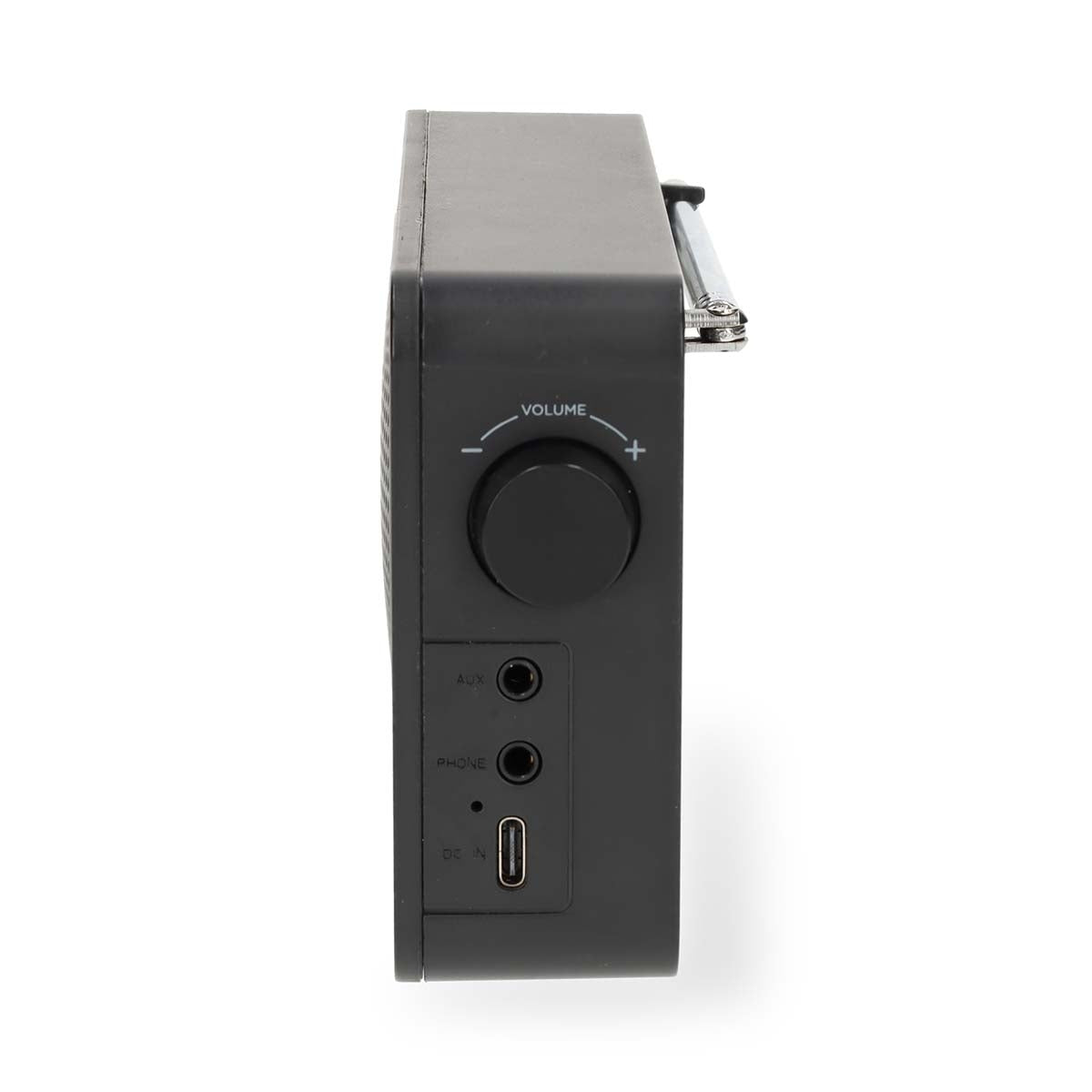 FM Radio | Portable Design | FM | Accu Powered / USB Powered | Digital | 2 W | Screen size: 1.77 " | Black White Screen | Bluetooth® | Headphone output | Alarm clock | Black